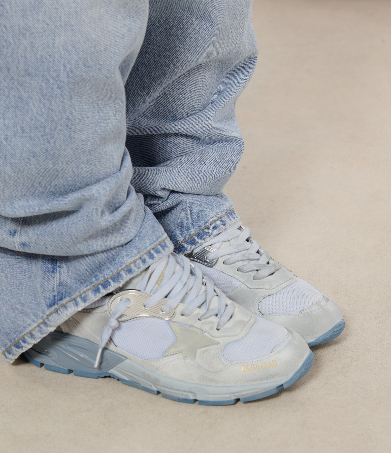 Dad Illusion Blue Running Trainers