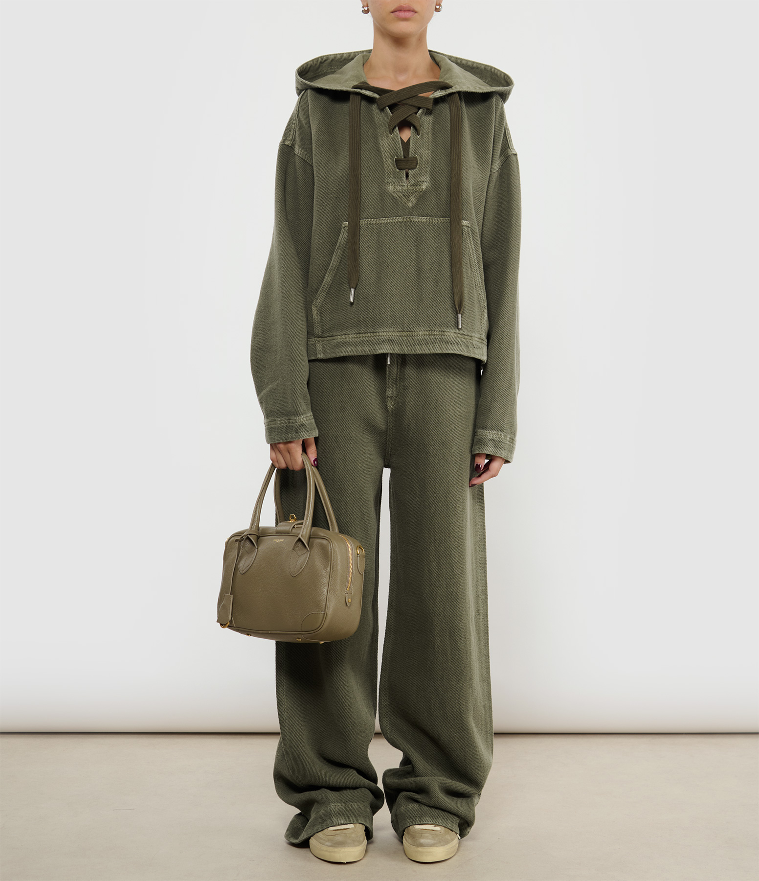 Ivy Green Hooded Top