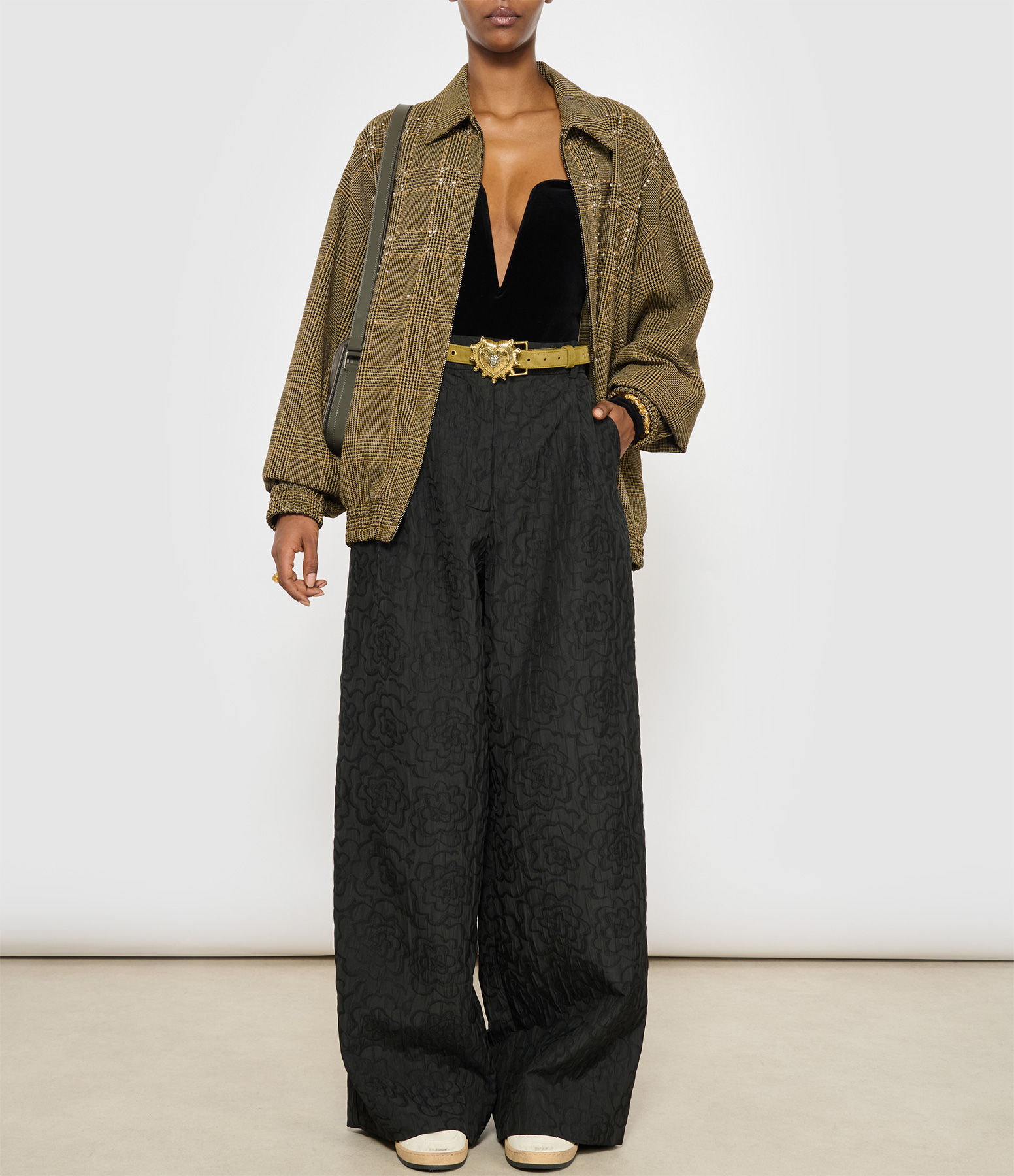 Brown and Beige Coat