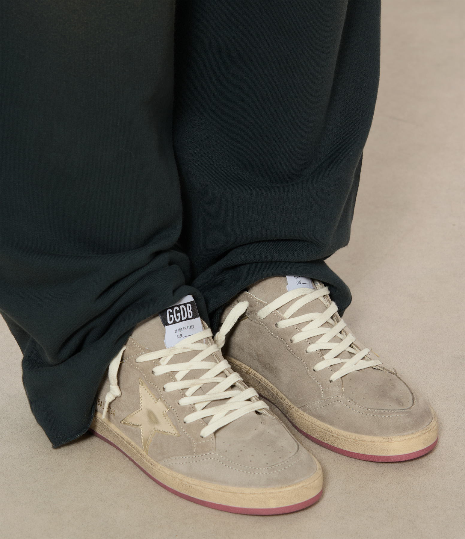 Ballstar trainers in Taupe/Platinum/Beige