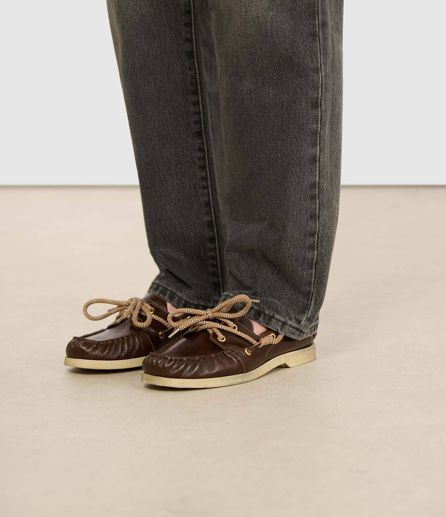 Dark Brown Boat Loafers