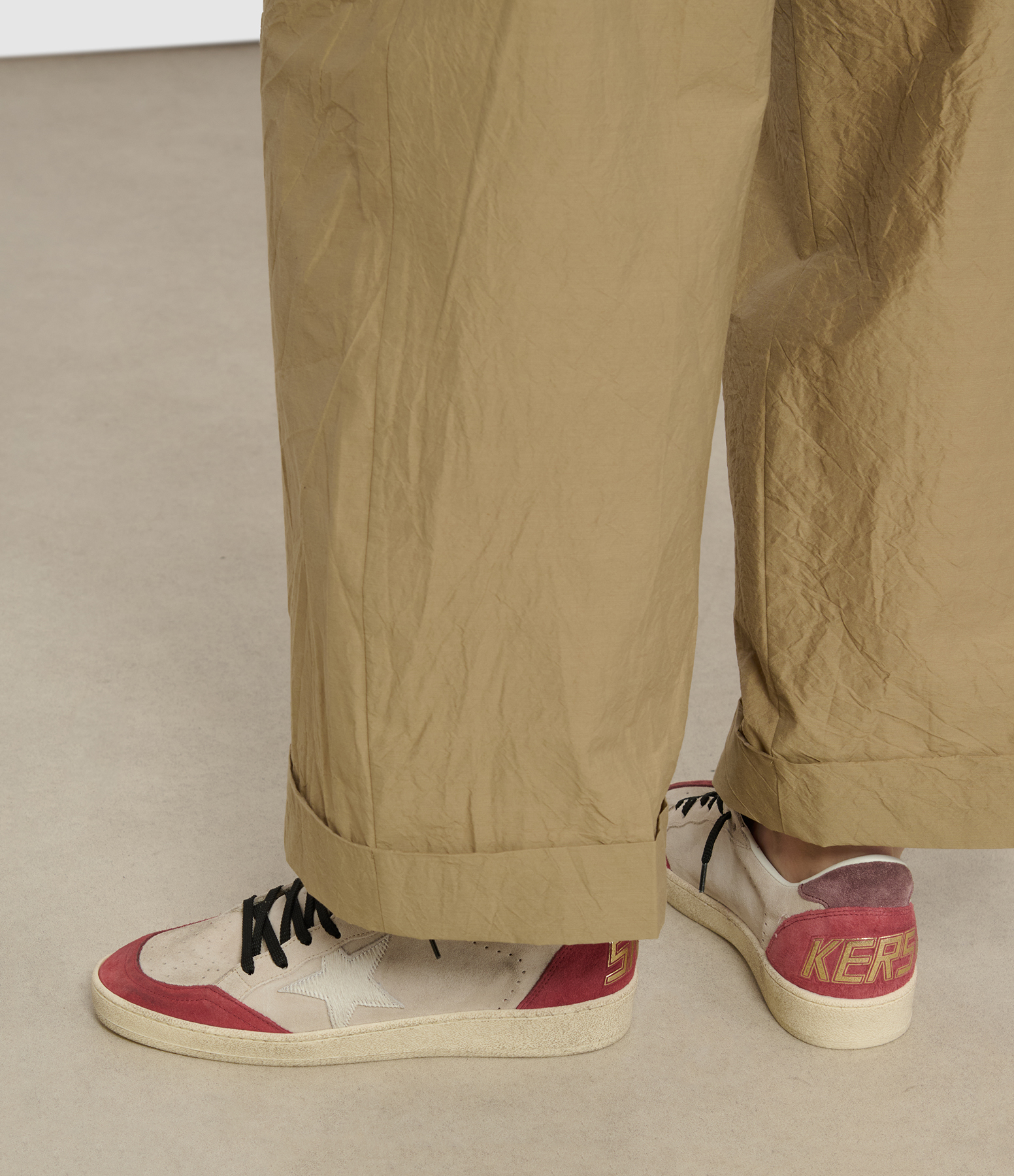 Ballstar trainers in Beige/Red Magenta/Lavender Grey/White