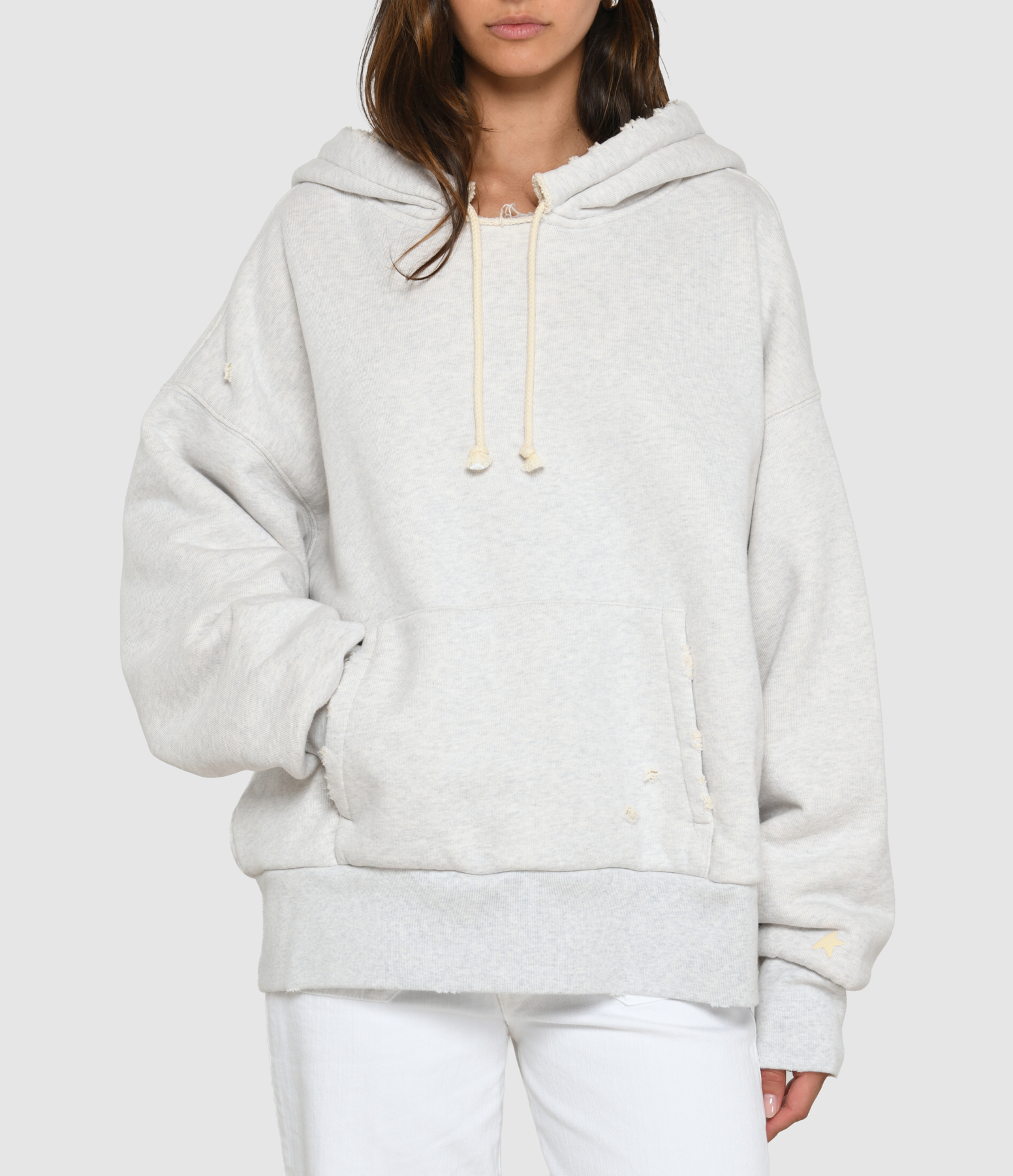 Star Vintage Grey Melange Sweatshirt