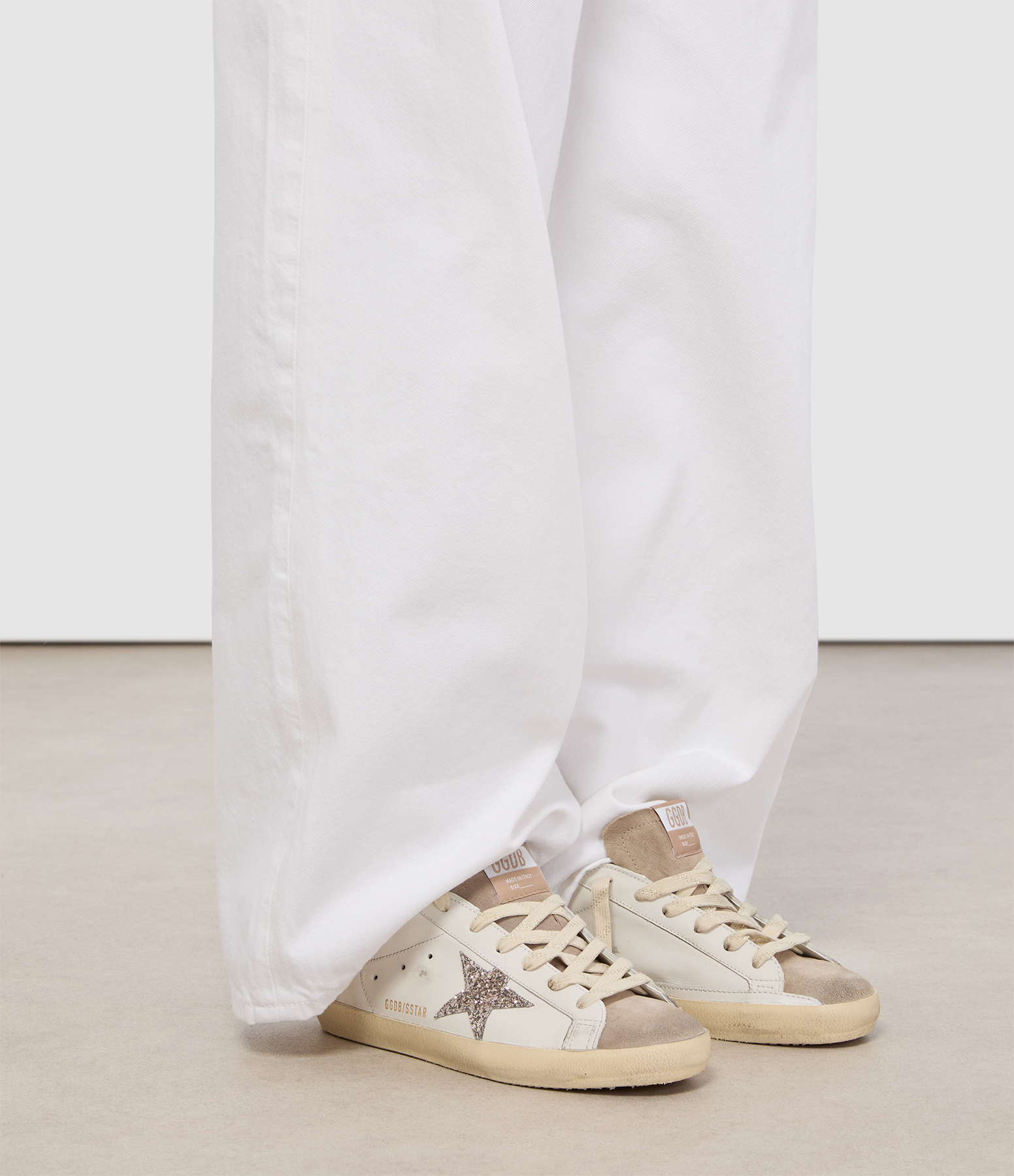 Super-Star trainers in White, Beige, Cinder and Brown leather