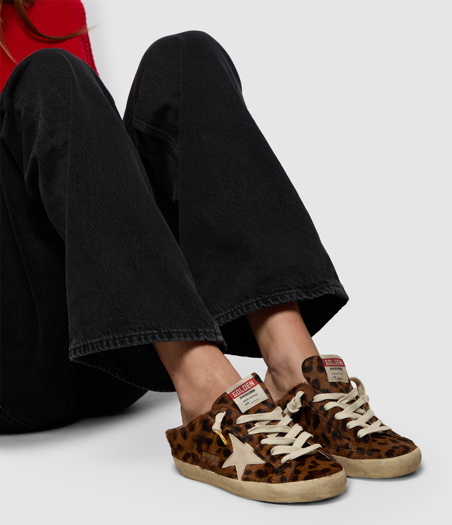 Super-Star Trainers in Beige, Brown, Leo and Cream