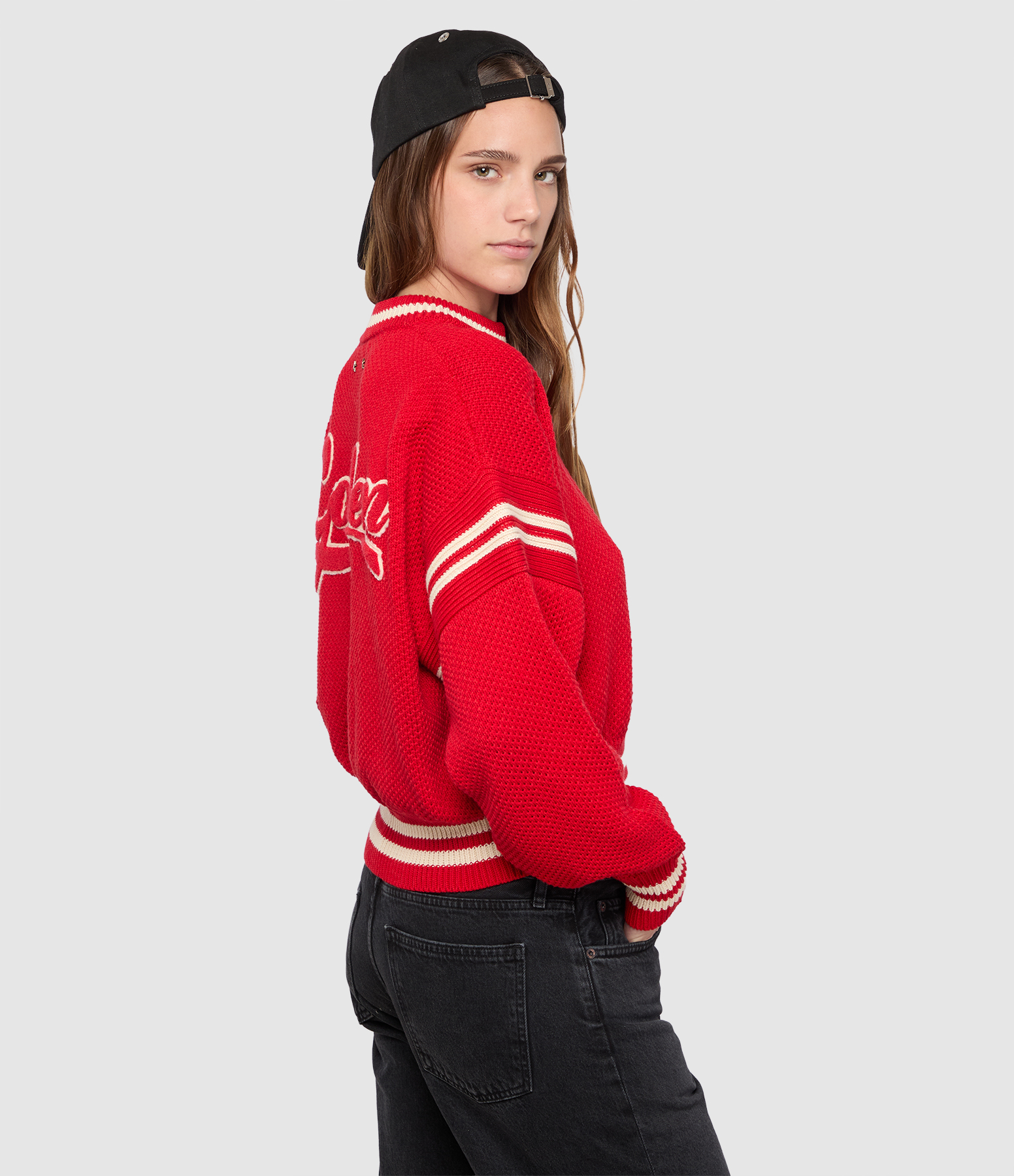 Journey W'S Boxy Jumper – Tomato Red
