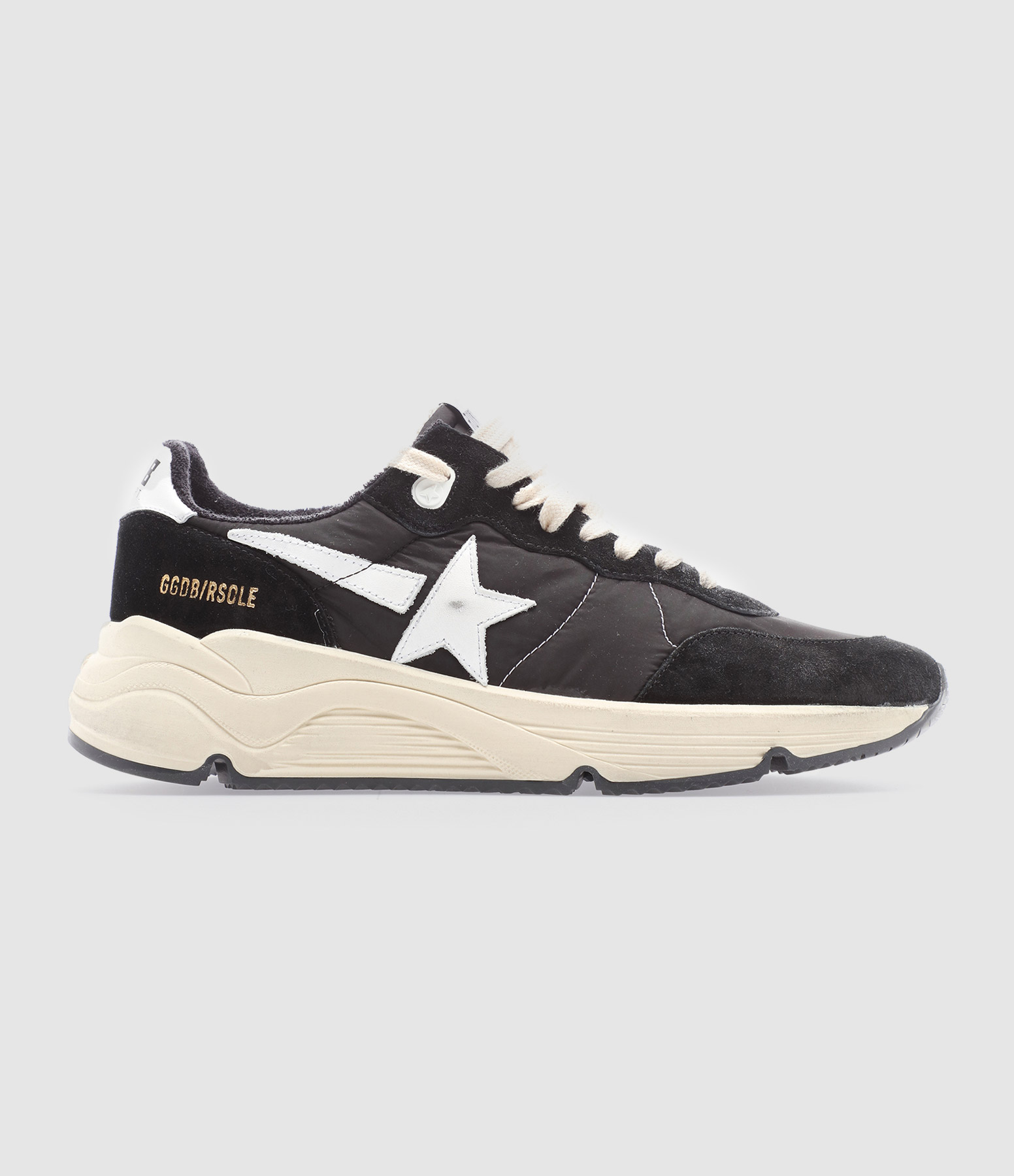 Men's Running Trainers with Black and White Soles