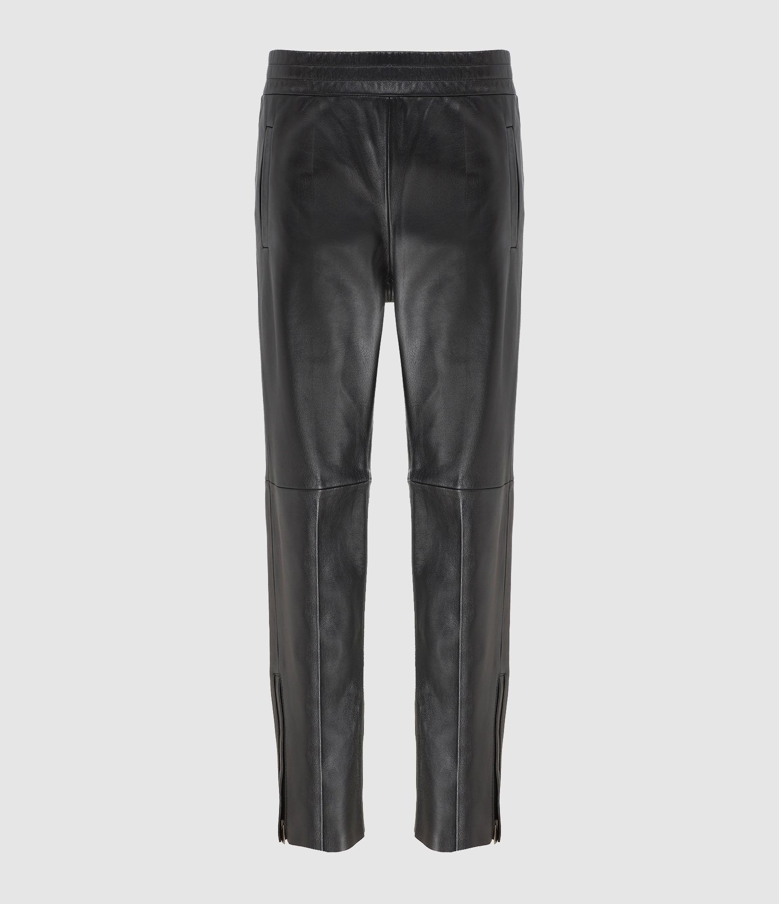 Women’s Journey Black Leather Trousers