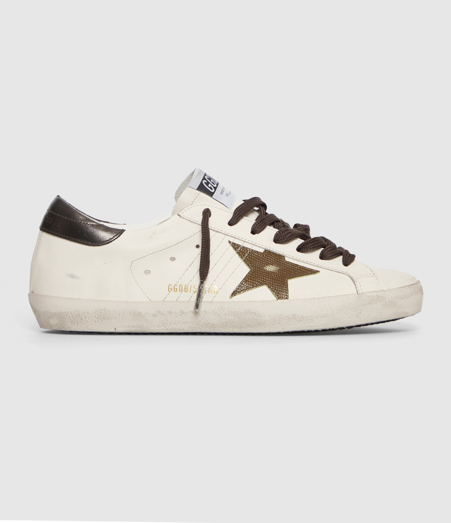 Men’s Super-Star Trainers in Optic White, Green and Anthracite