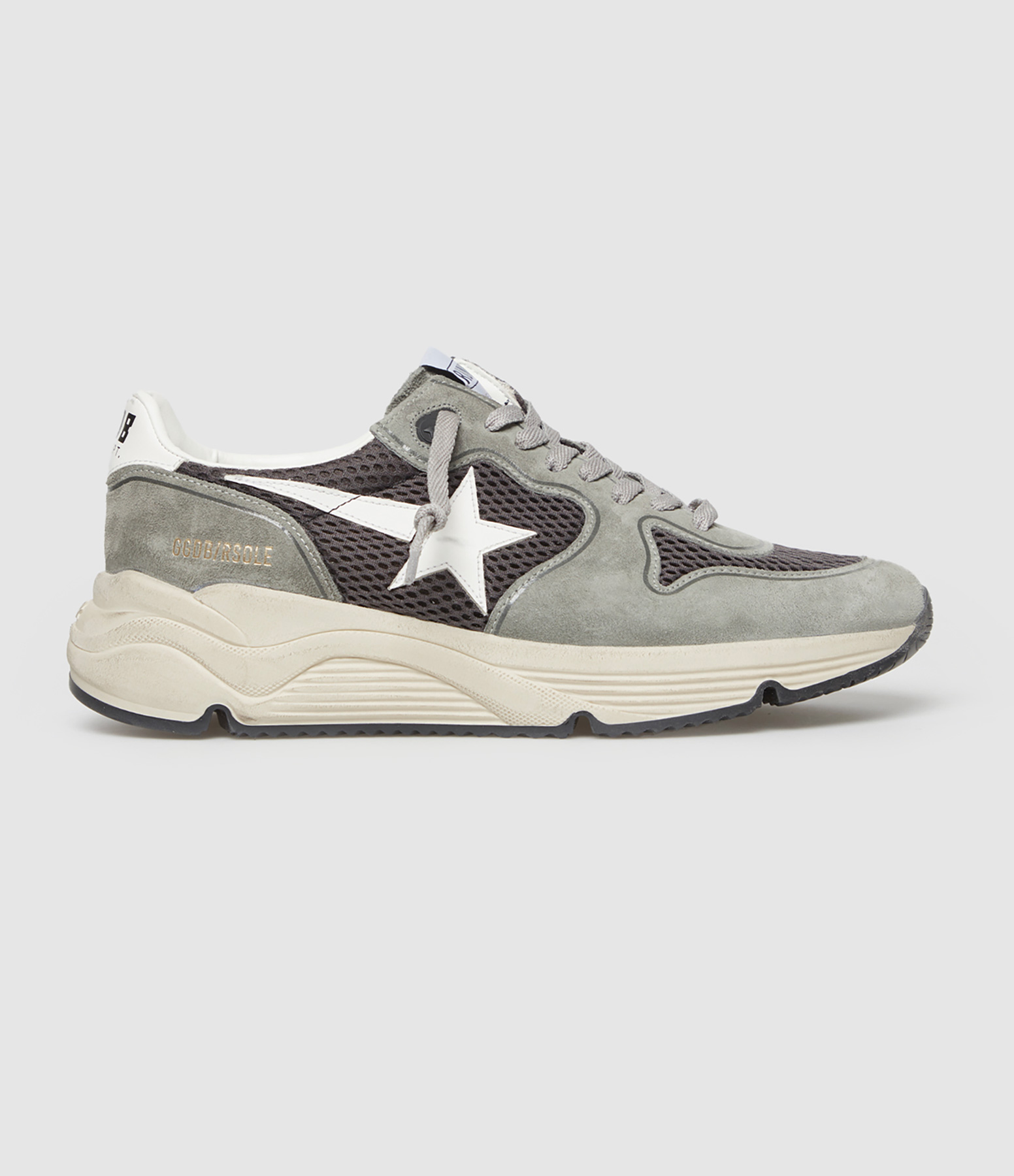 Men's Running Trainers – Sole: Green, Grey, White