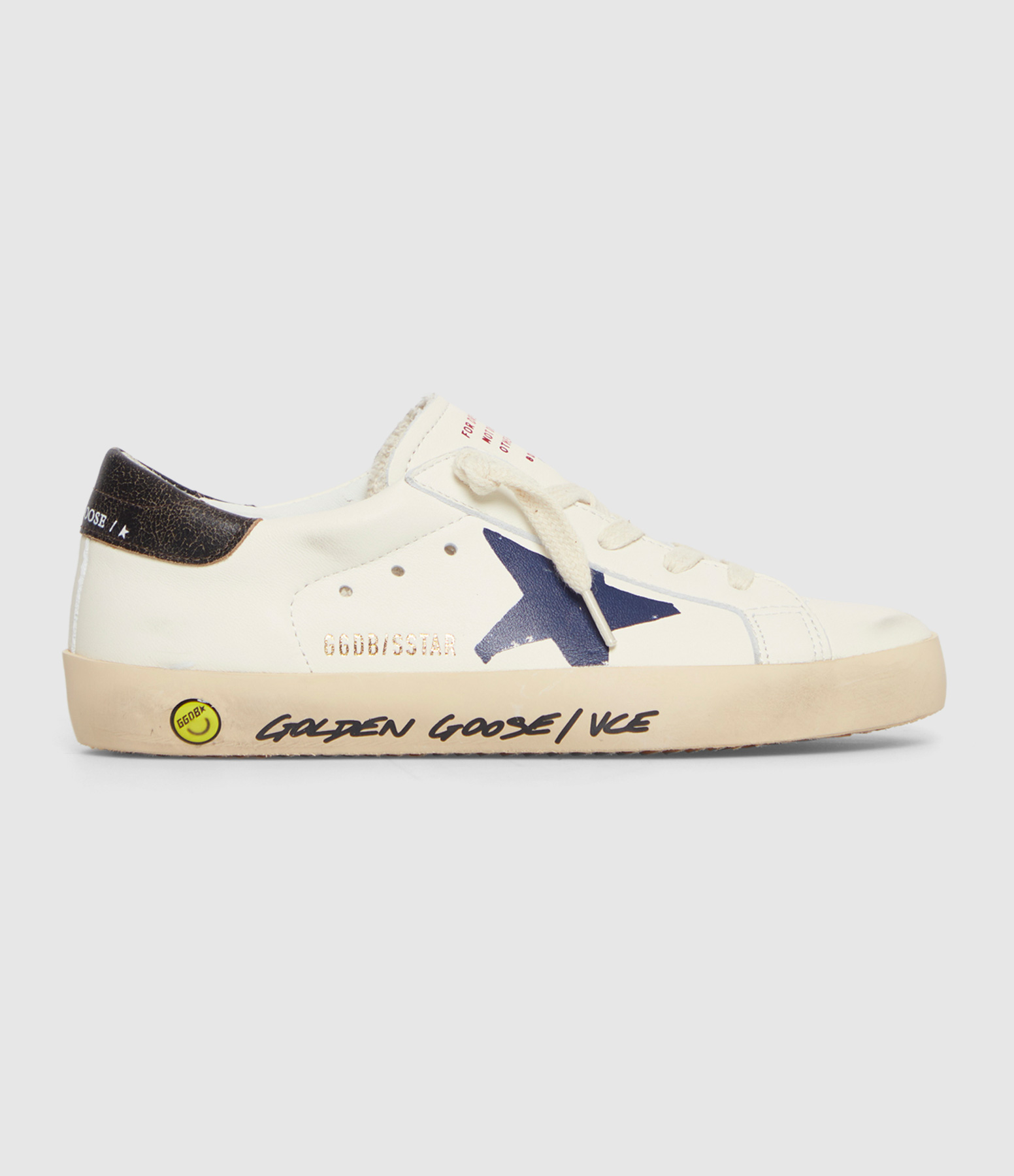 Super-Star Children’s Trainers: White, Navy Blue, Black, Tobacco