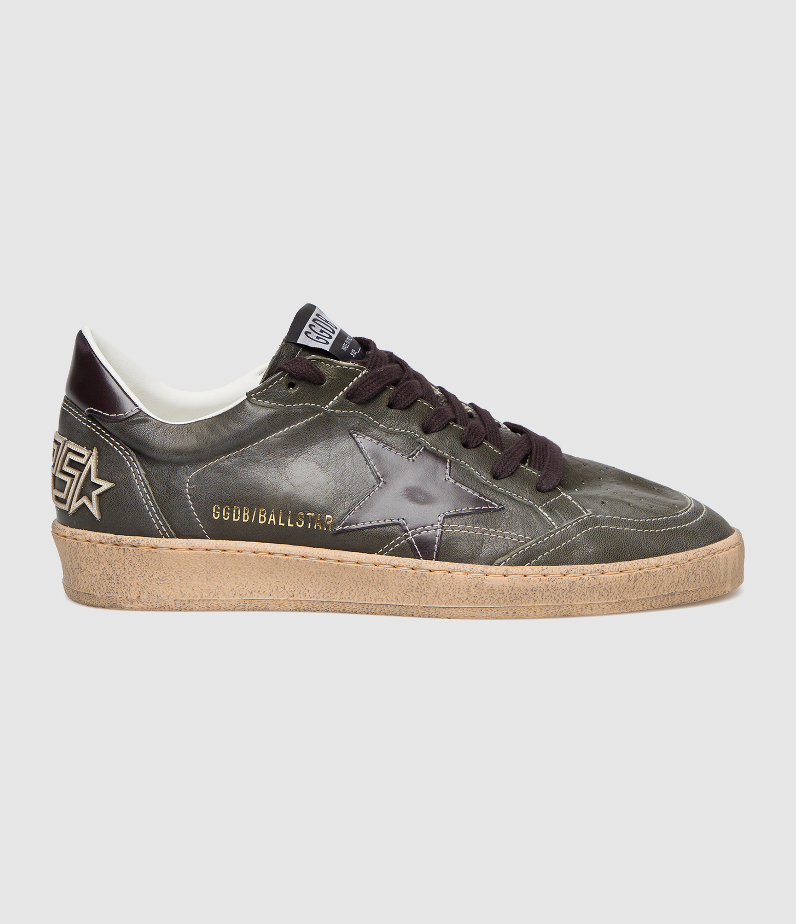 Men’s Ball Star Trainers – Dark Green and Black