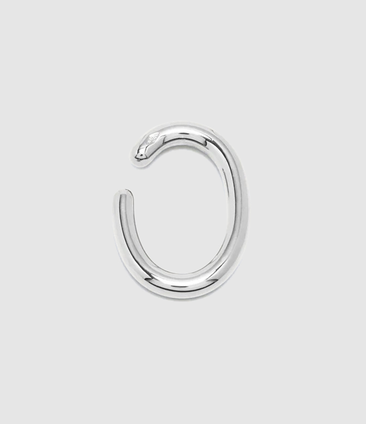 Large 3.0 Silver Earring