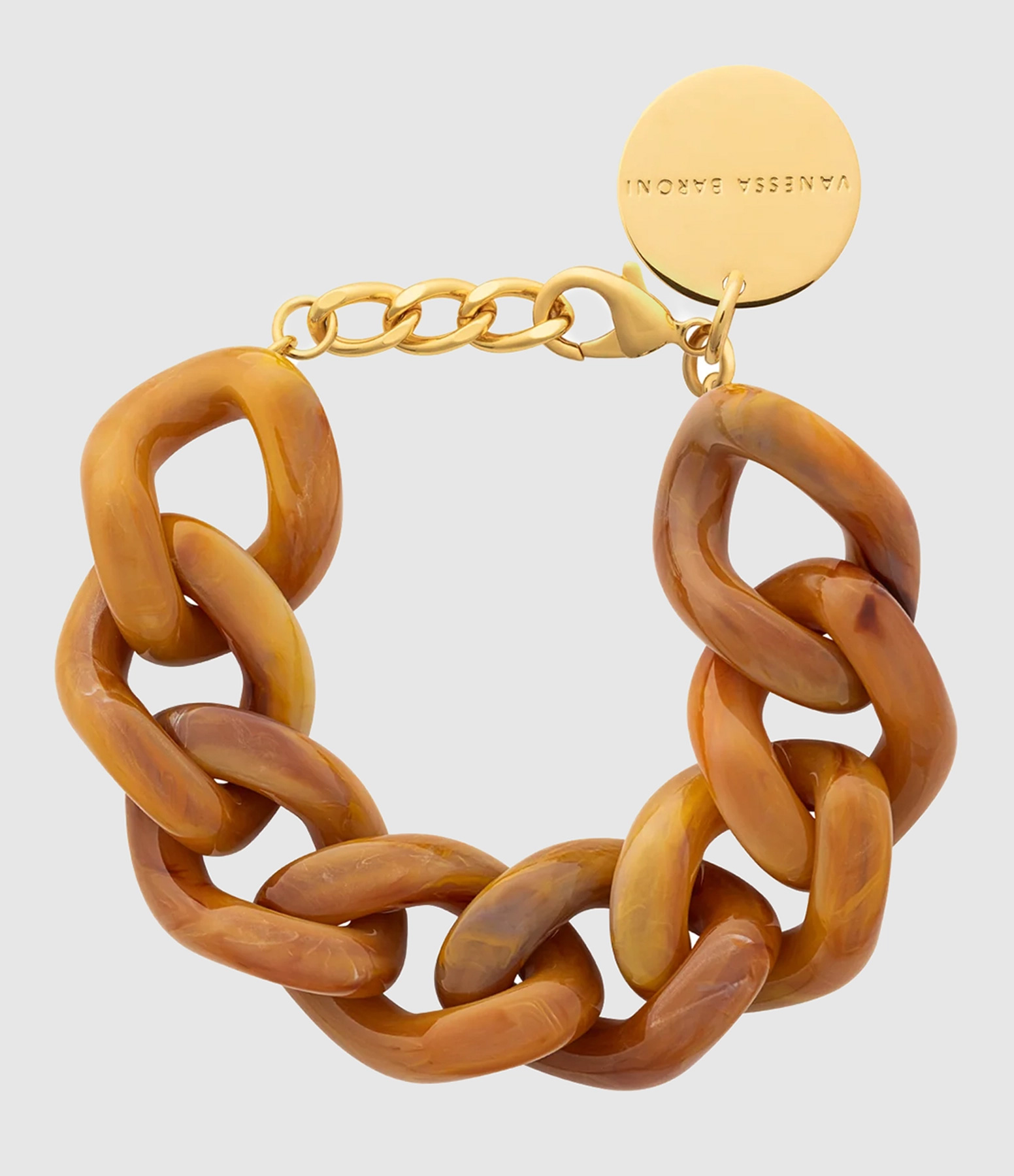 Great Mustard Marble Bracelet