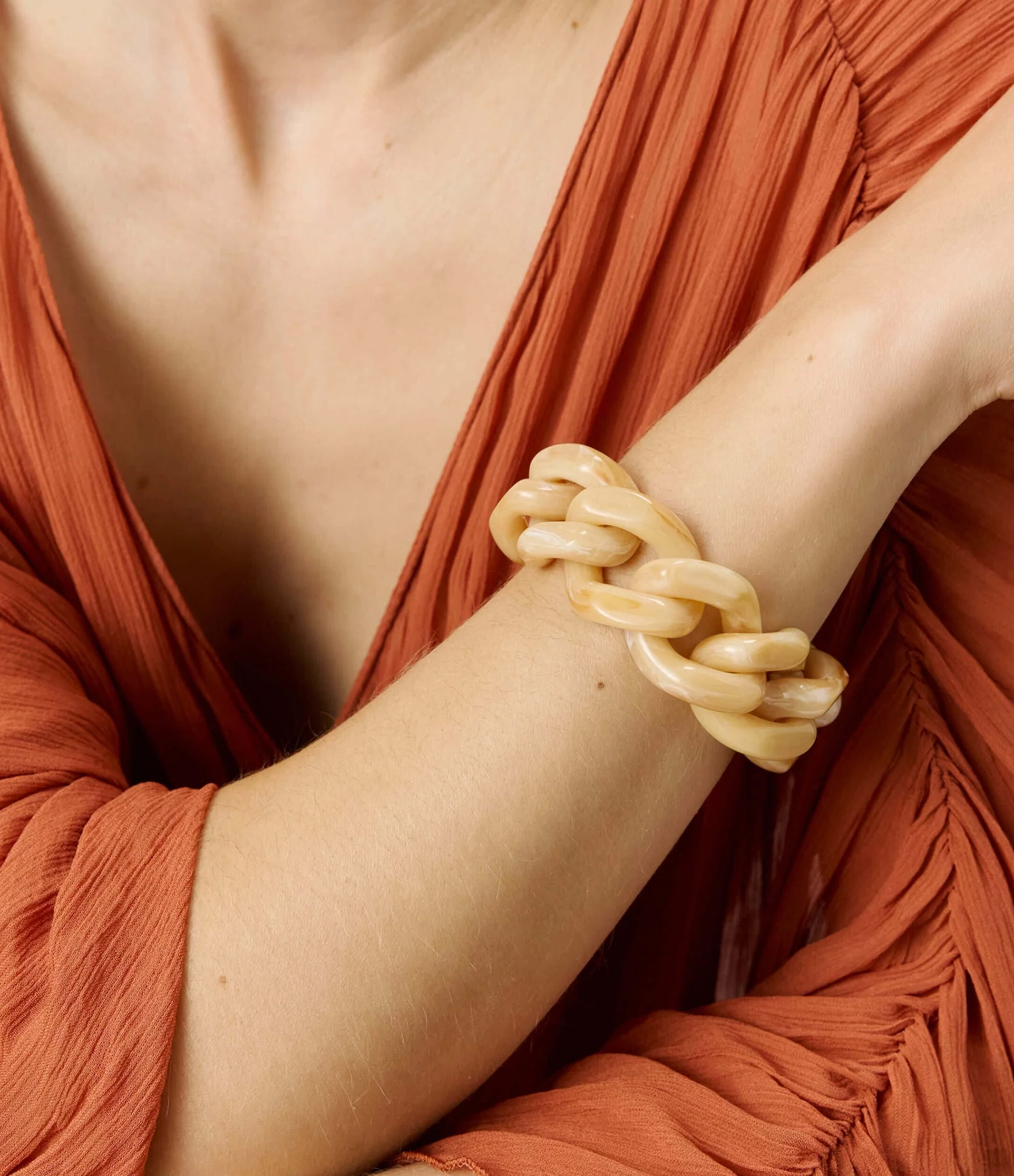 Great Crème Brûlée Marble Bracelet