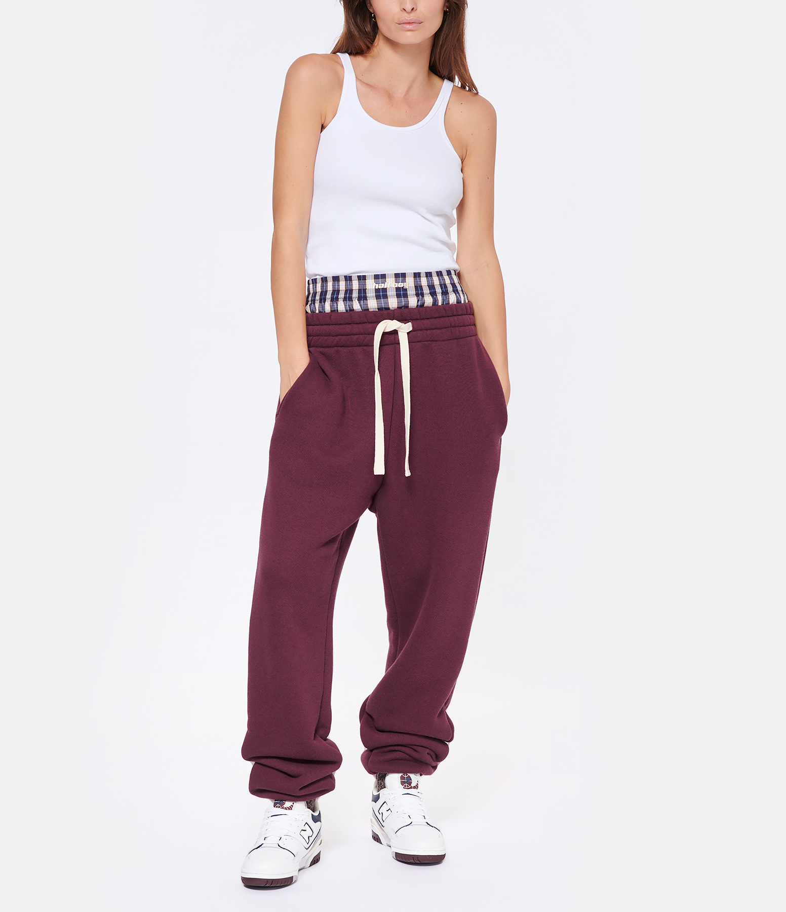 Purple Cotton Jogging Boxers