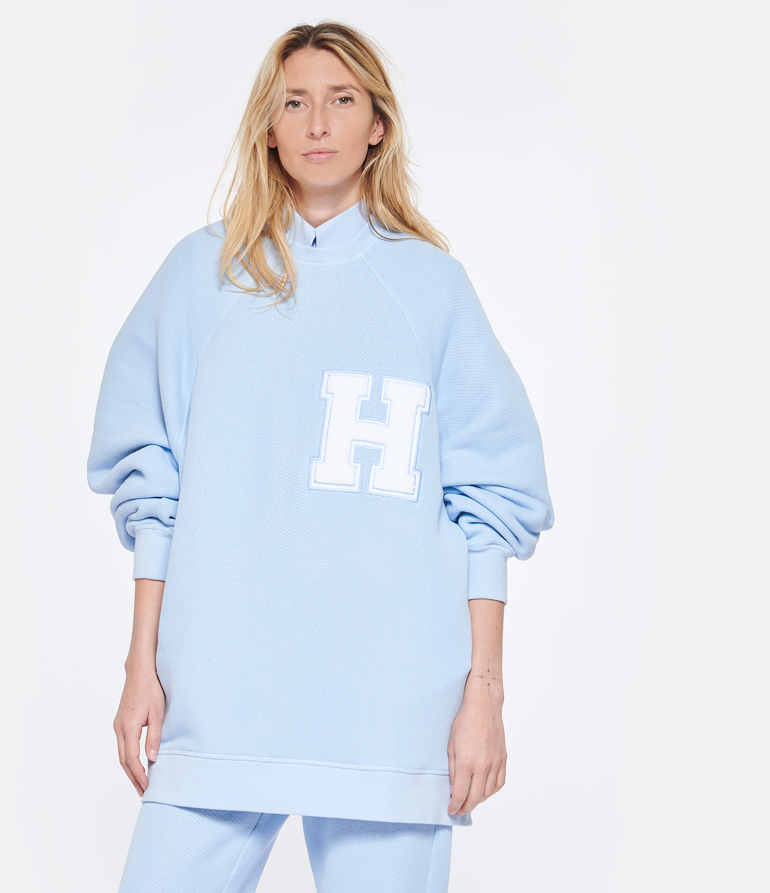 Baby Blue Cotton Jumper