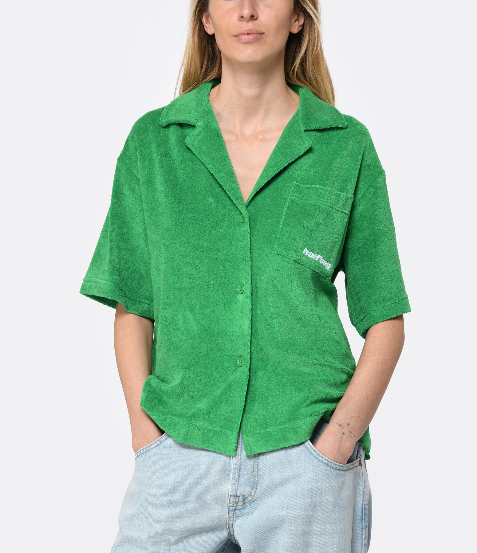 Green Cotton Shirt