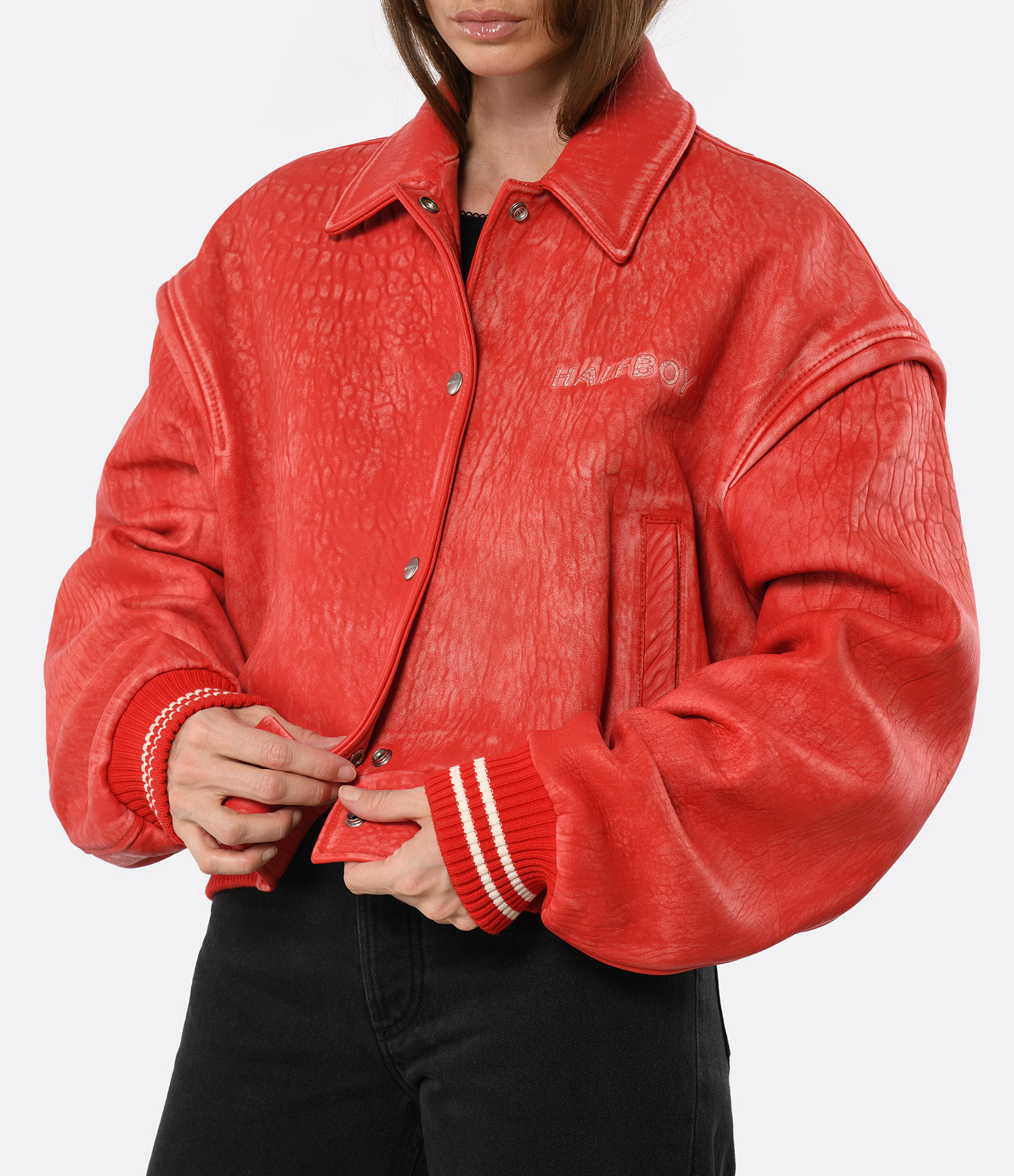 Red New Varsity Bomber Jacket