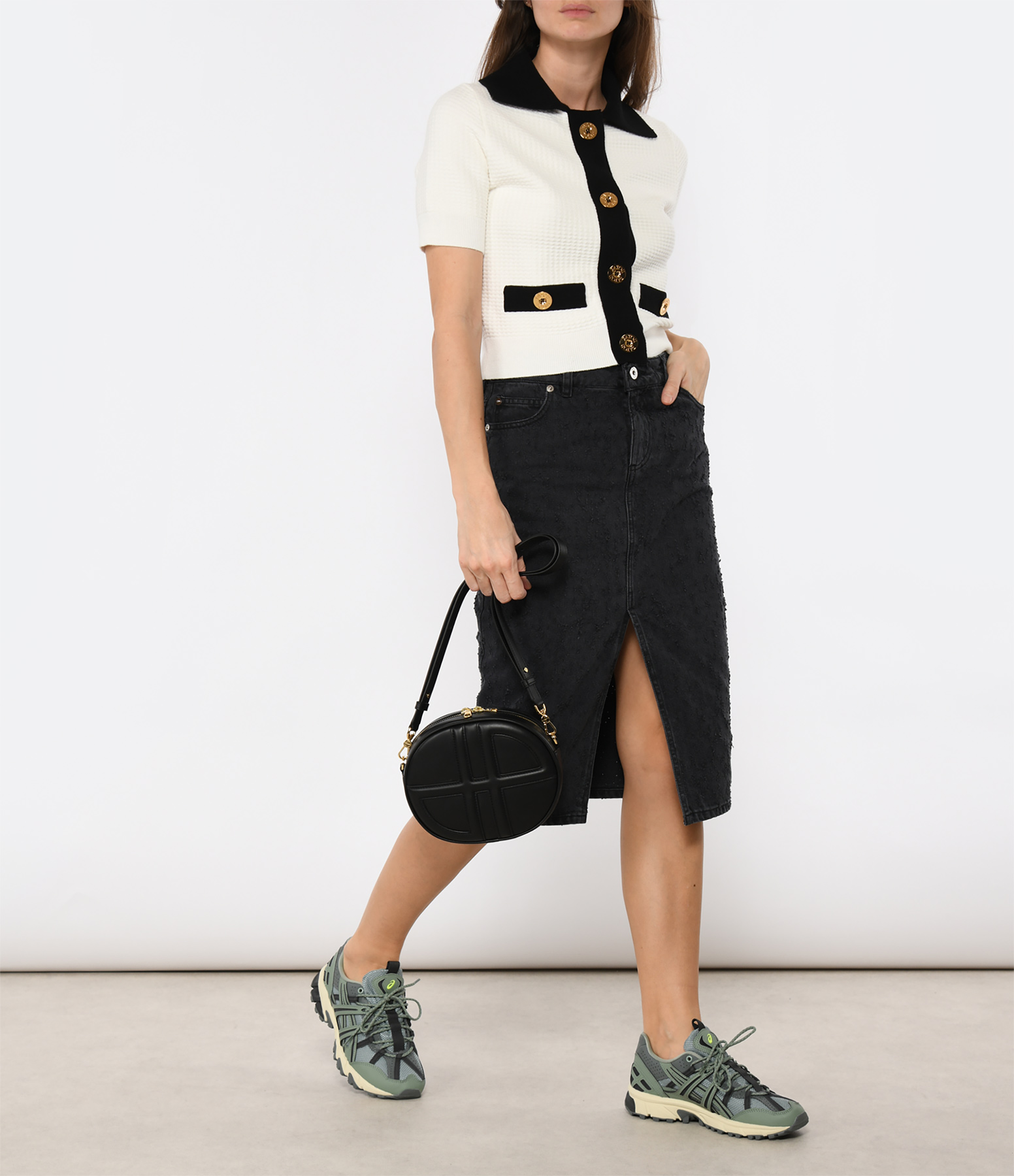 Long Black Pencil Skirt