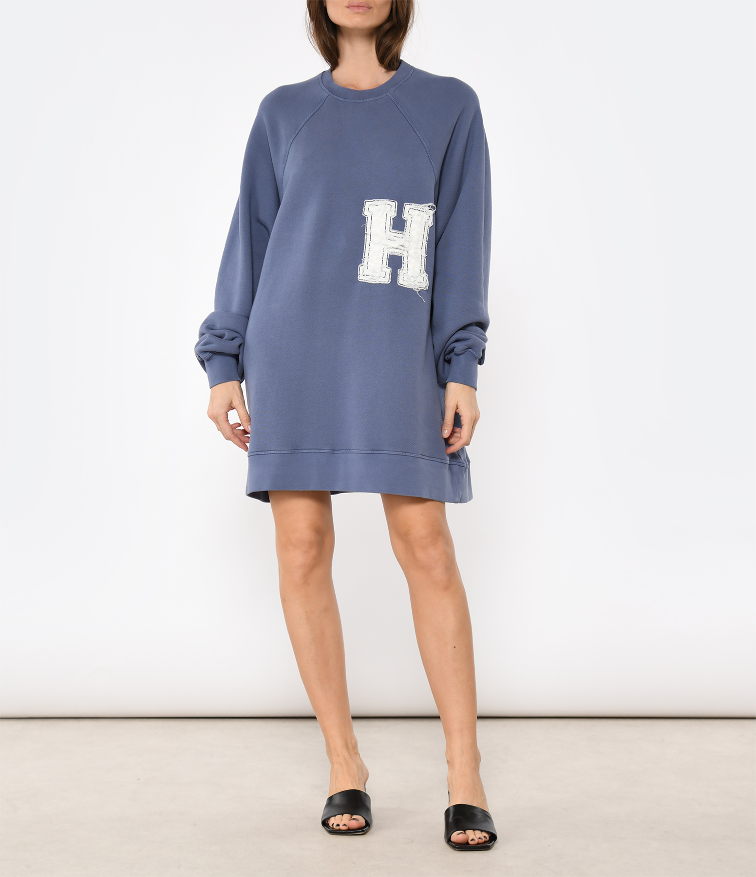 Indigo Blue Patch Sweatshirt