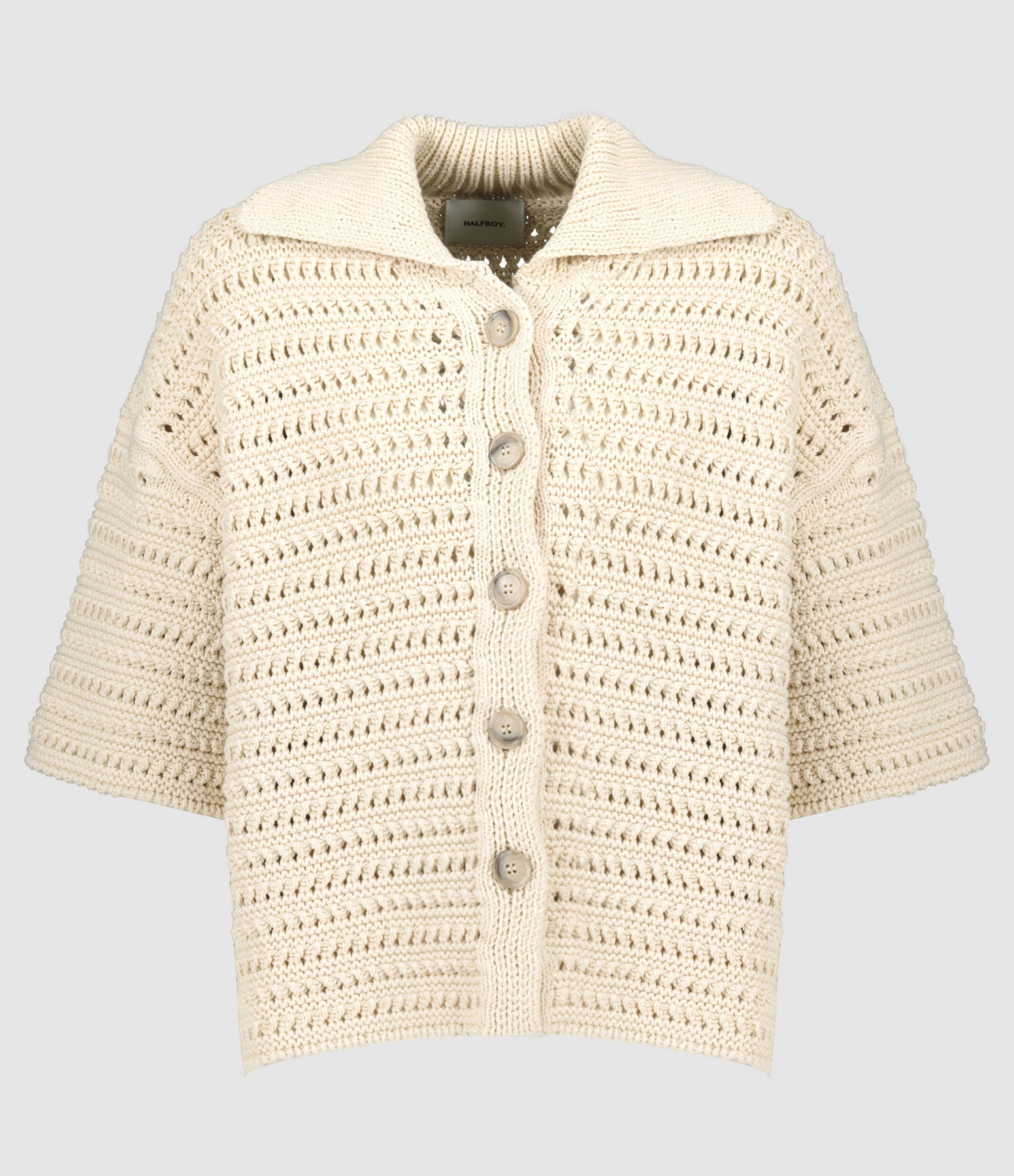 Sand-Coloured Cotton Shirt
