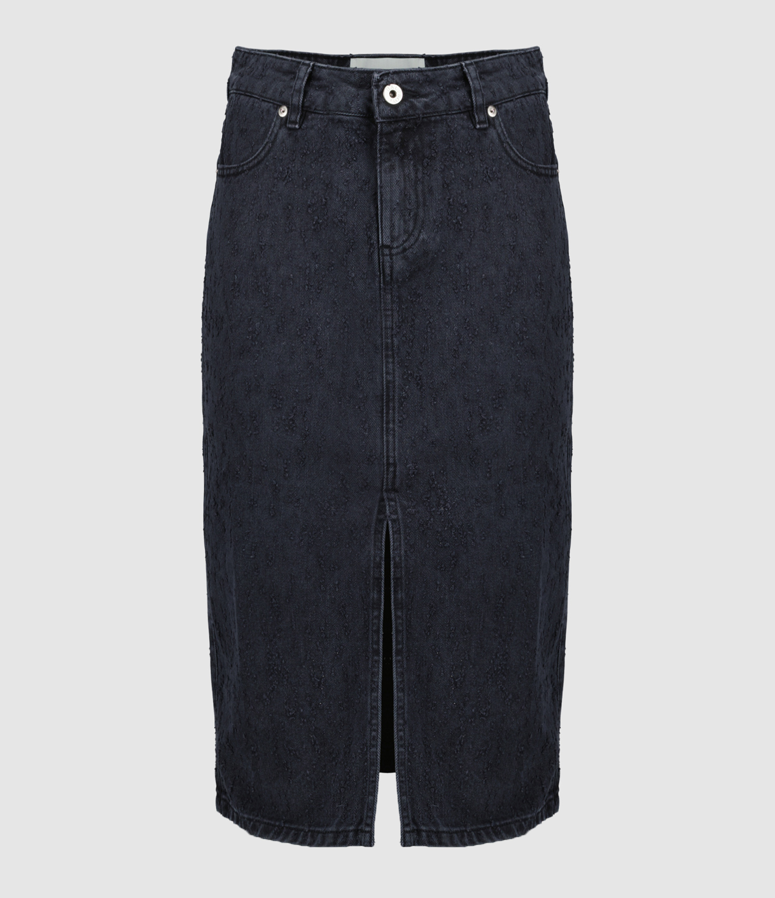 Long Black Pencil Skirt