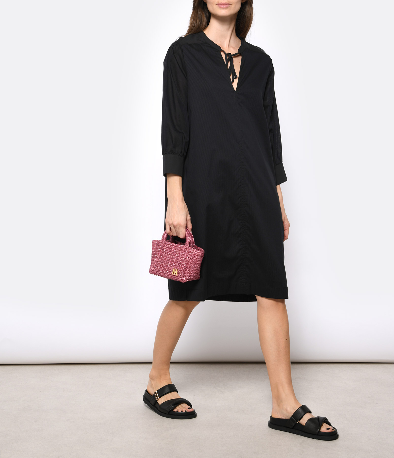 Konstanza Long Dress – Black