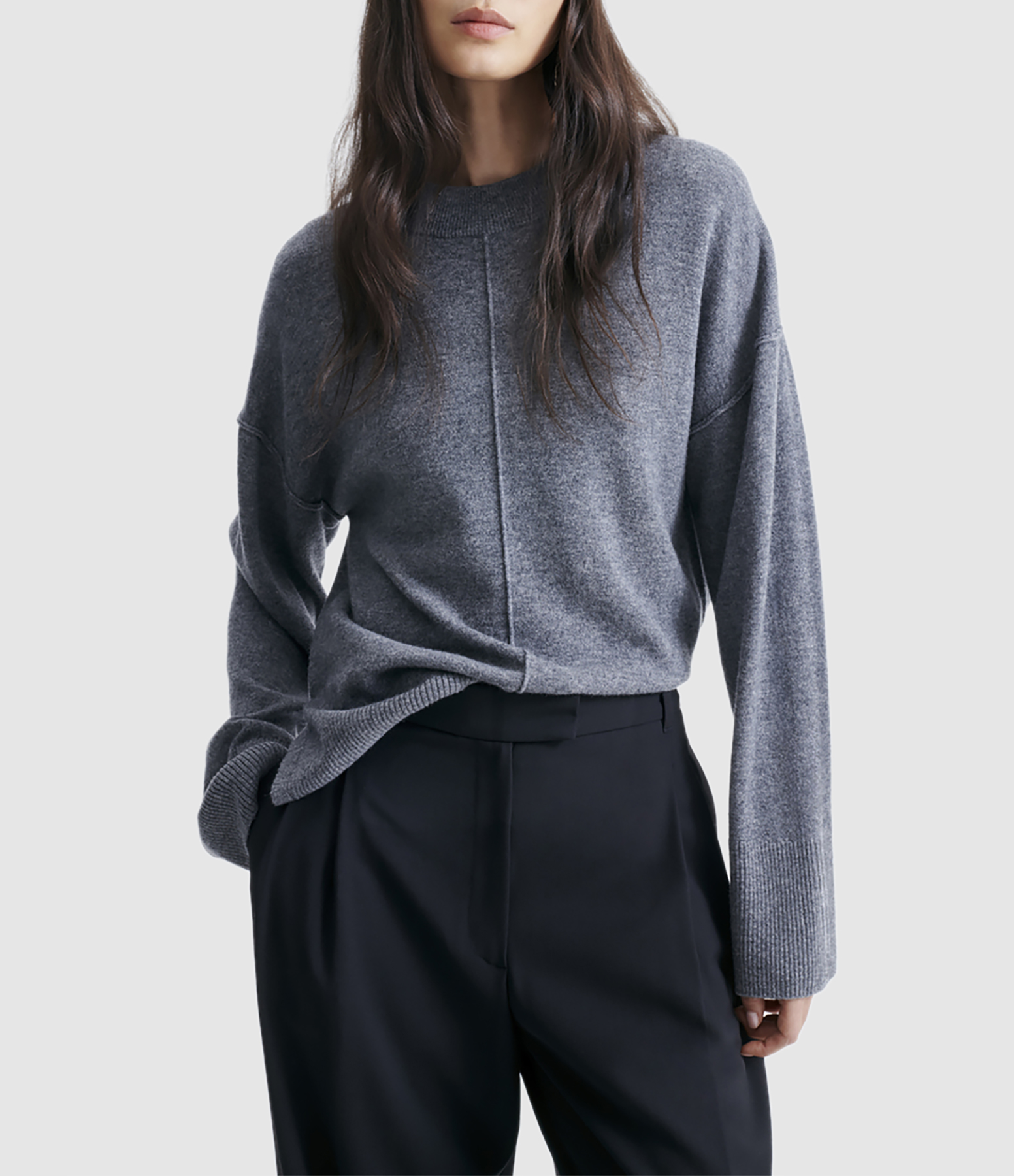 Hatis Grey China Jumper