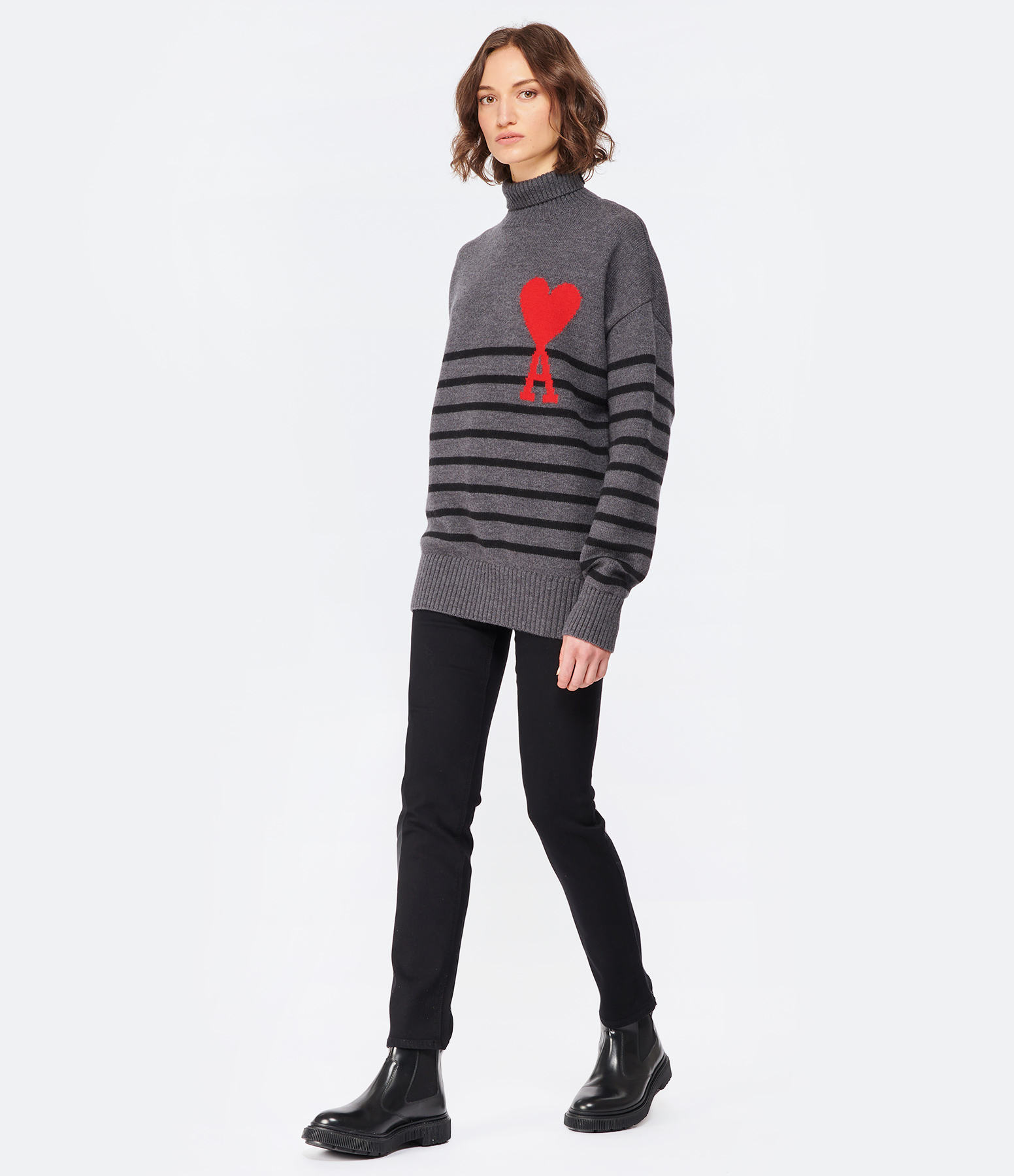 Jean Nico Mid-rise Straight Black