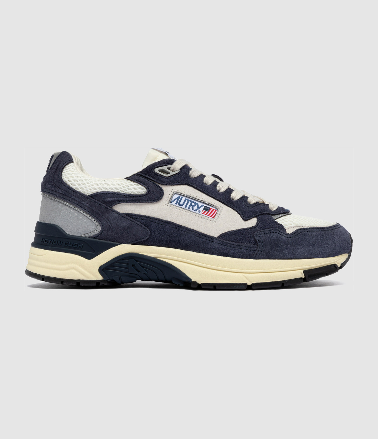 Men's Hyperway Low Suebic Mesh Spblue Silver Trainers
