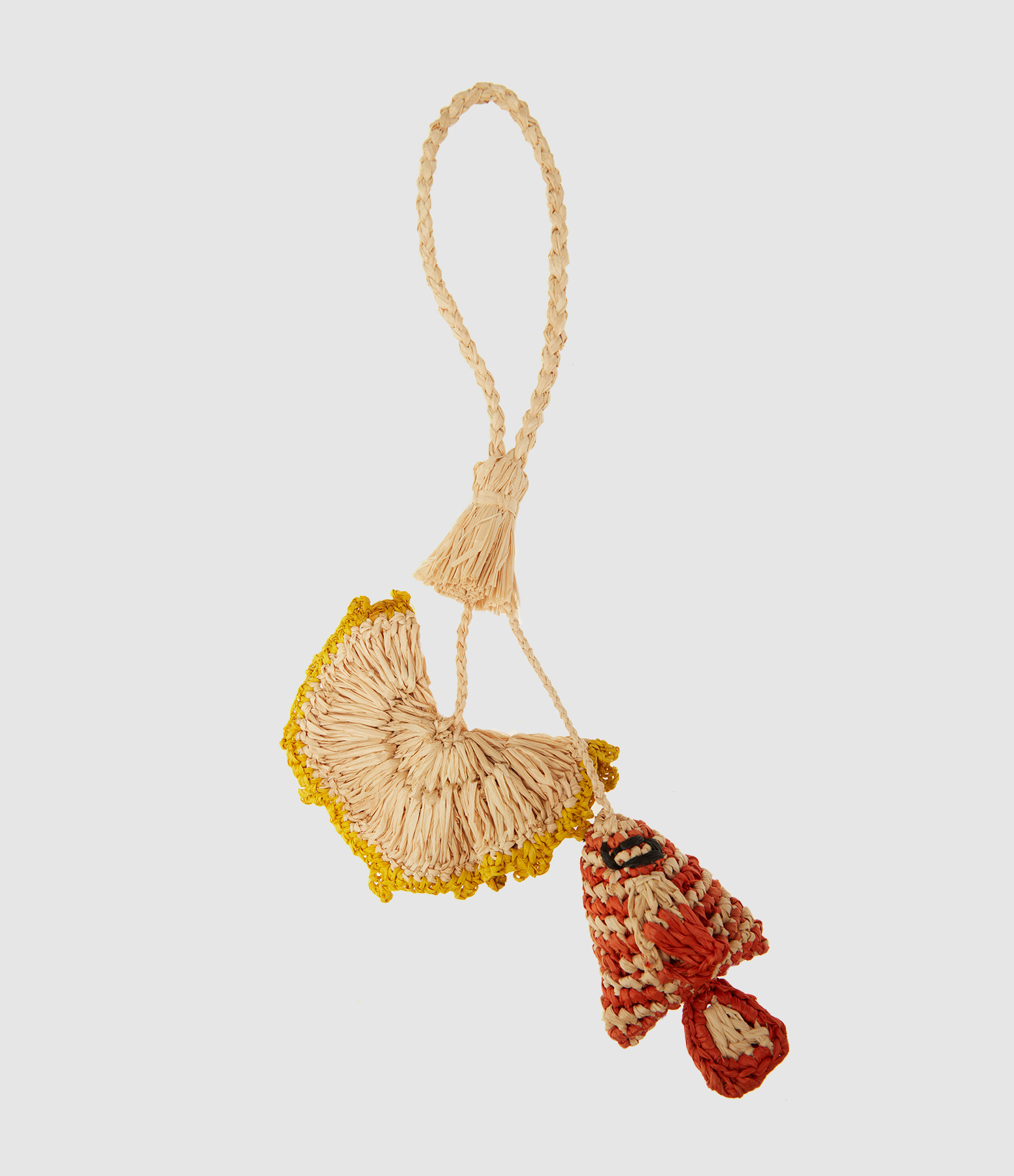 Striped Bag Charm