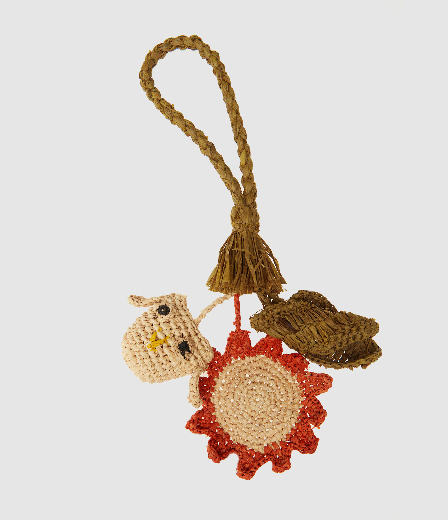 White Owl Bag Charm