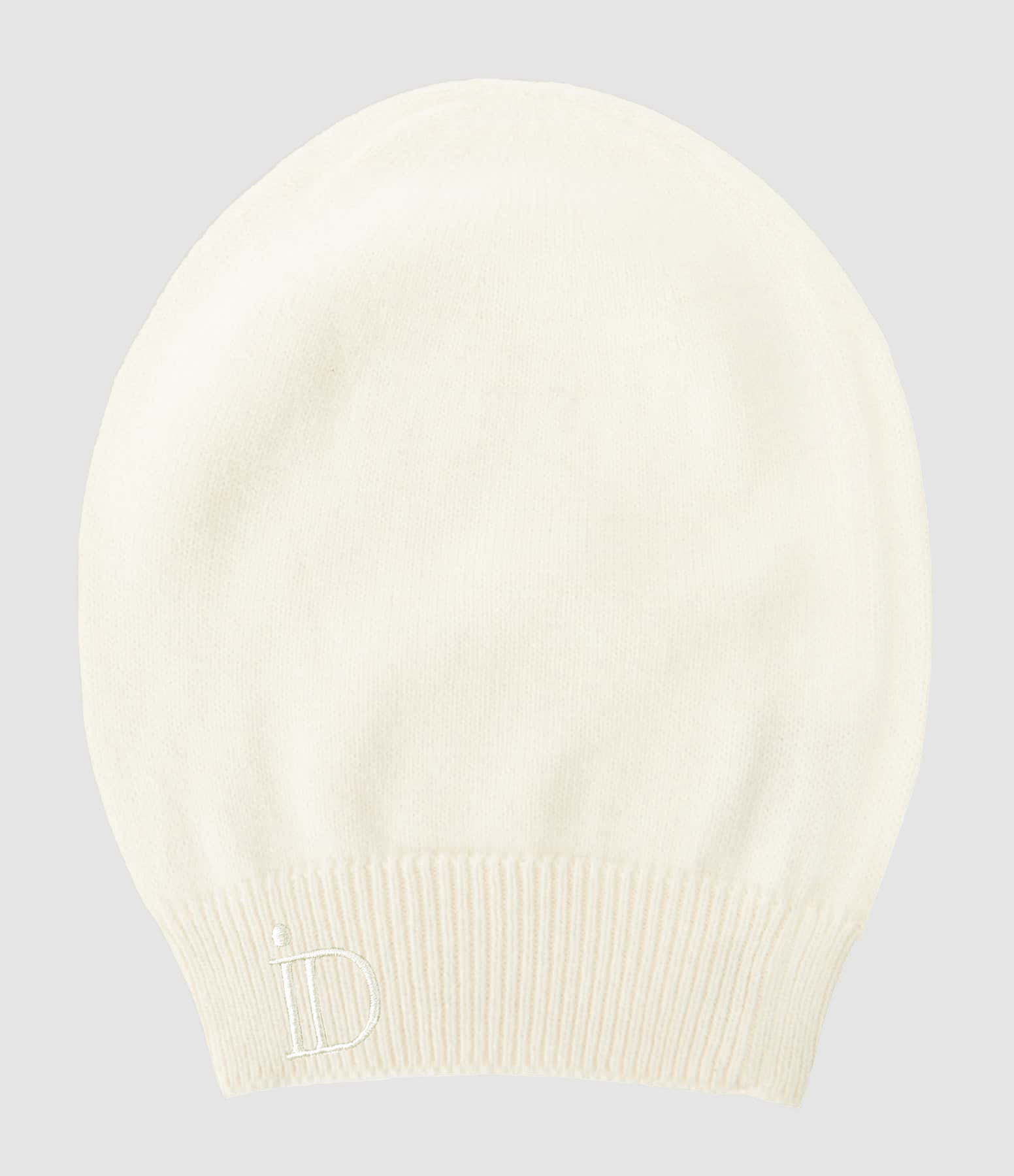 Anita Ecru Cashmere Beanie