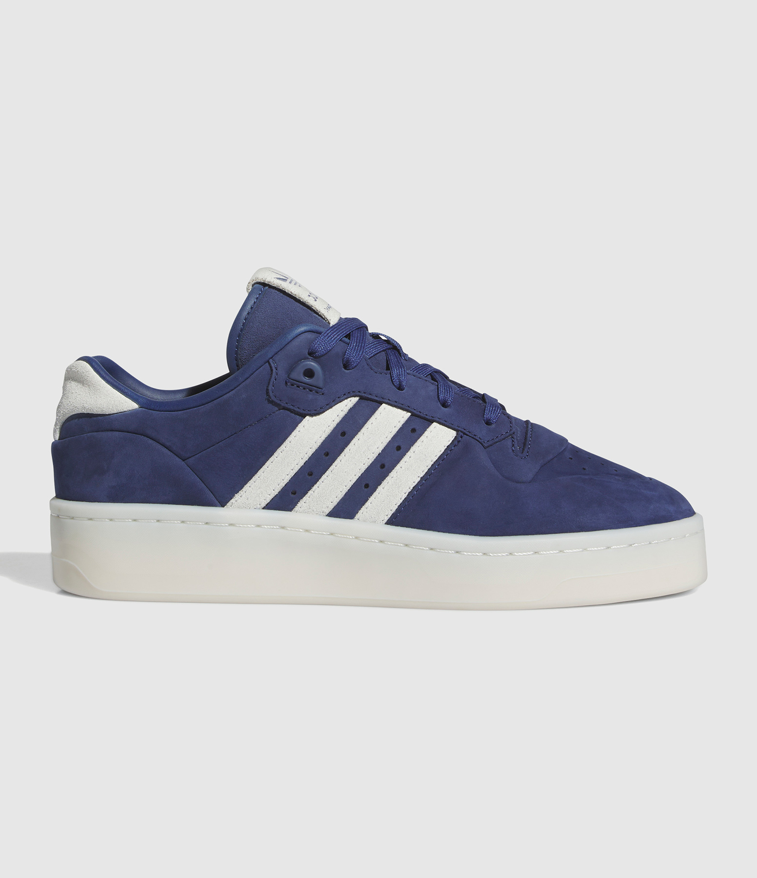 Rivalry Lux Low Trainers – Dark Blue, Ivory