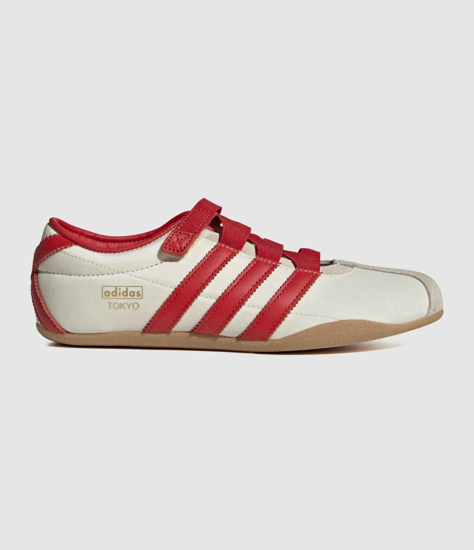 Tokyo Cream White/Red/Gold Metallic trainers