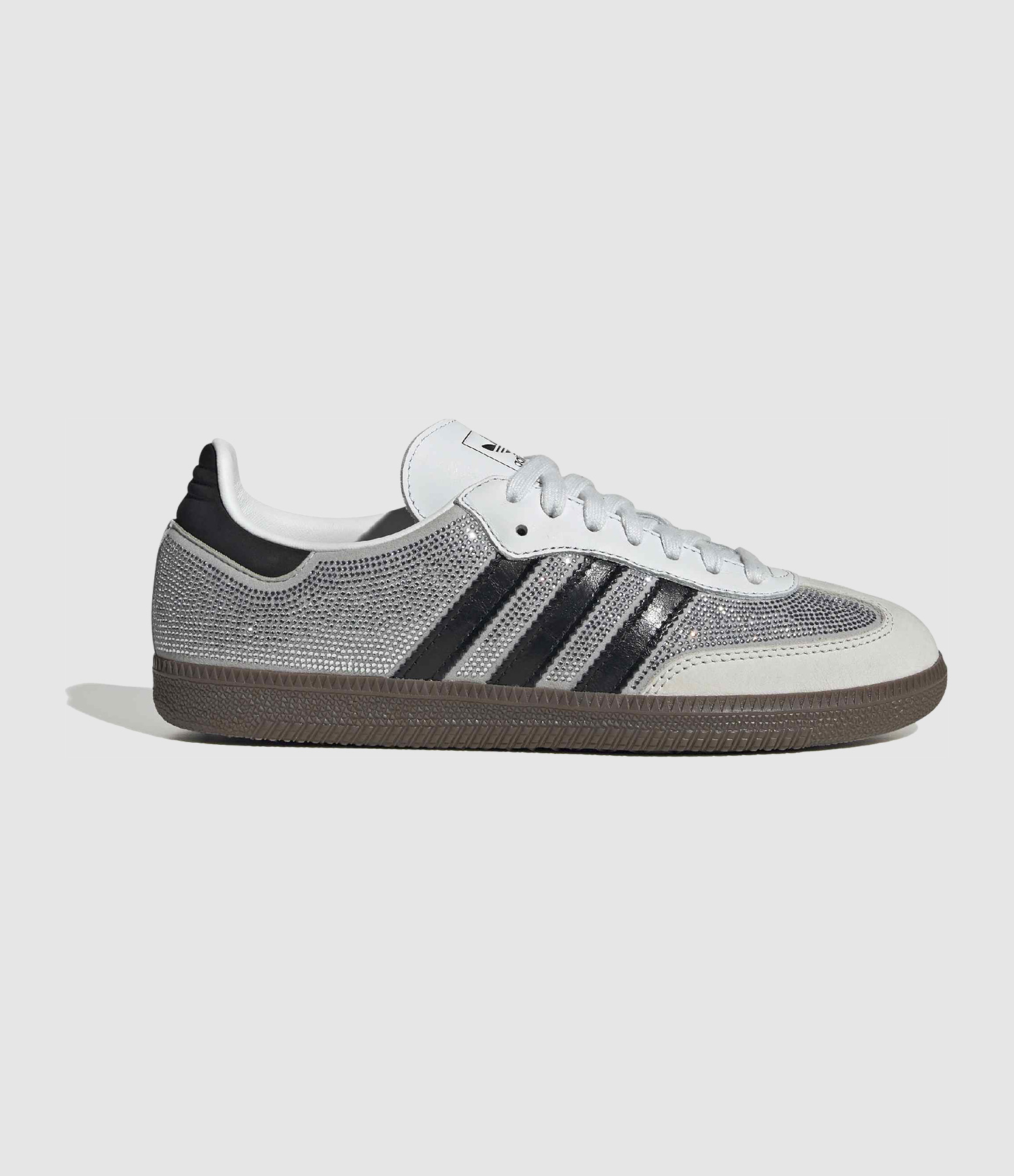 Samba OG W Crystal White/Core White/Silver Metallic trainers.
