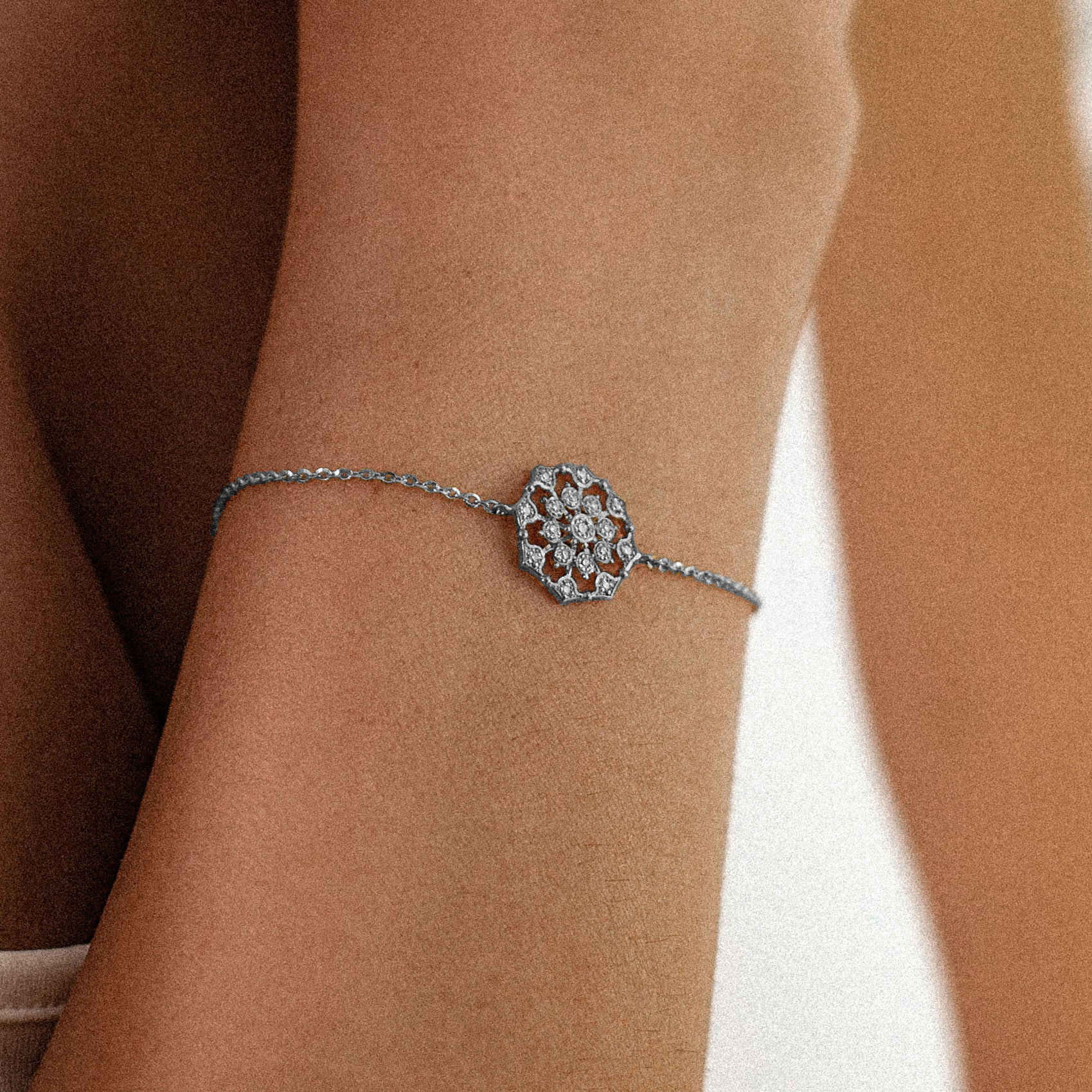 Muredda Diamond Bracelet in White Gold