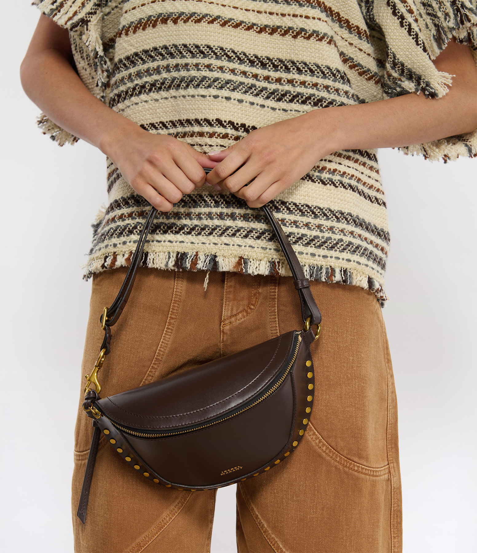 Skano Brown Smooth Leather Bumbag