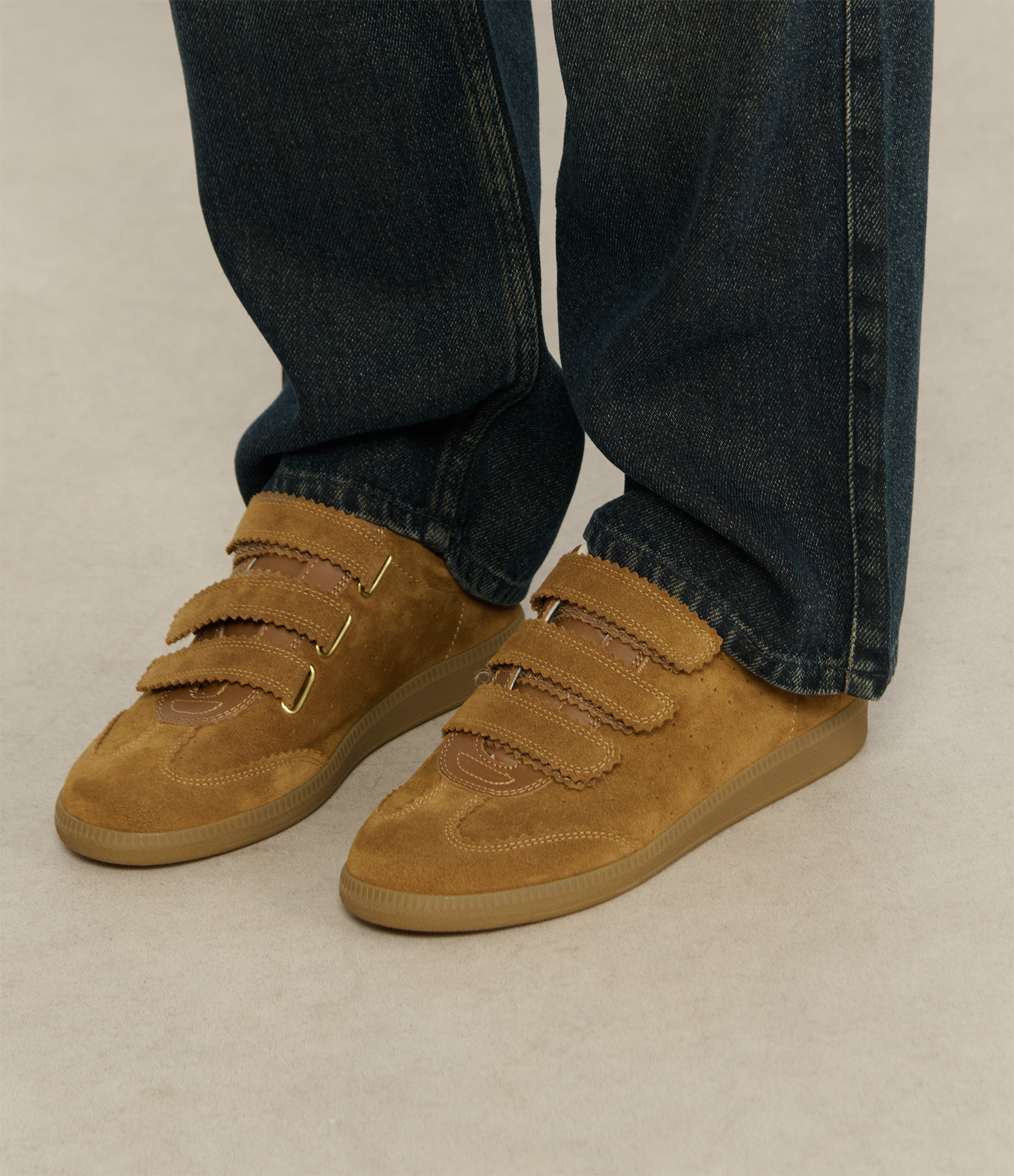 Beth Cognac trainers