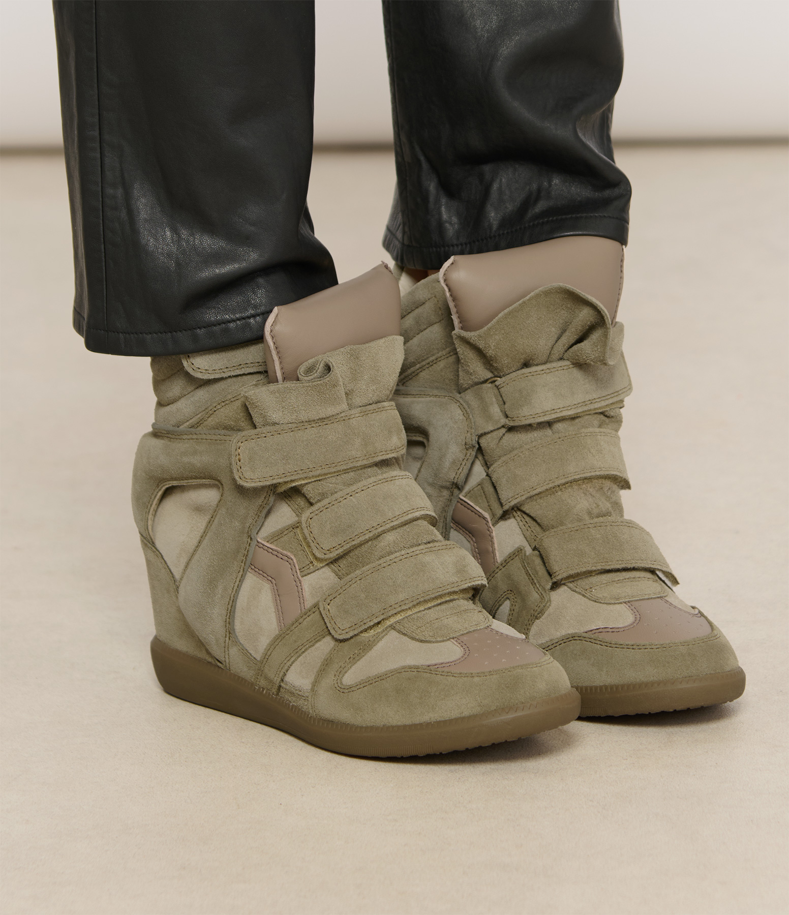 Bekett trainers in taupe