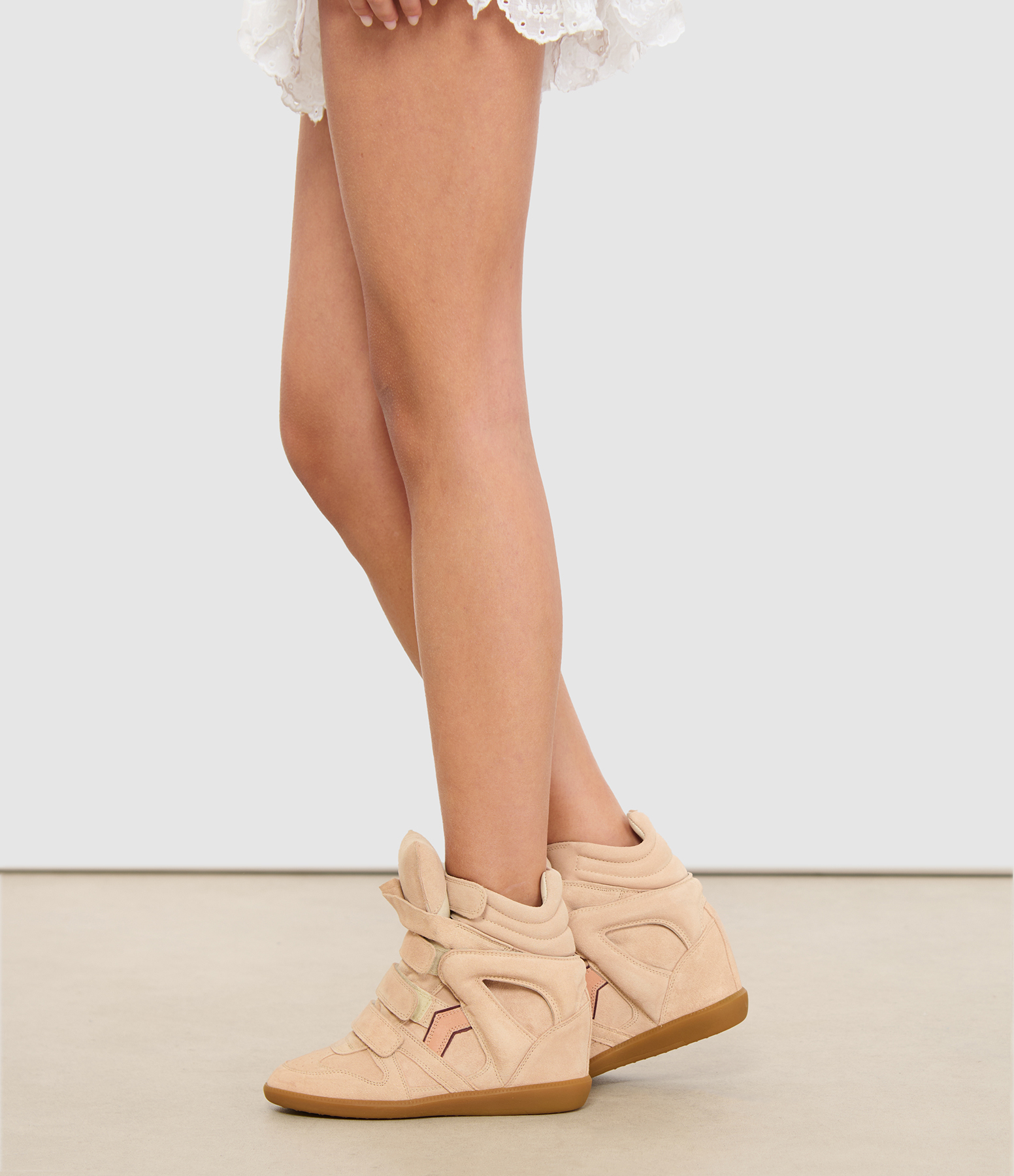 Bekett trainers in Pale Pink Peach