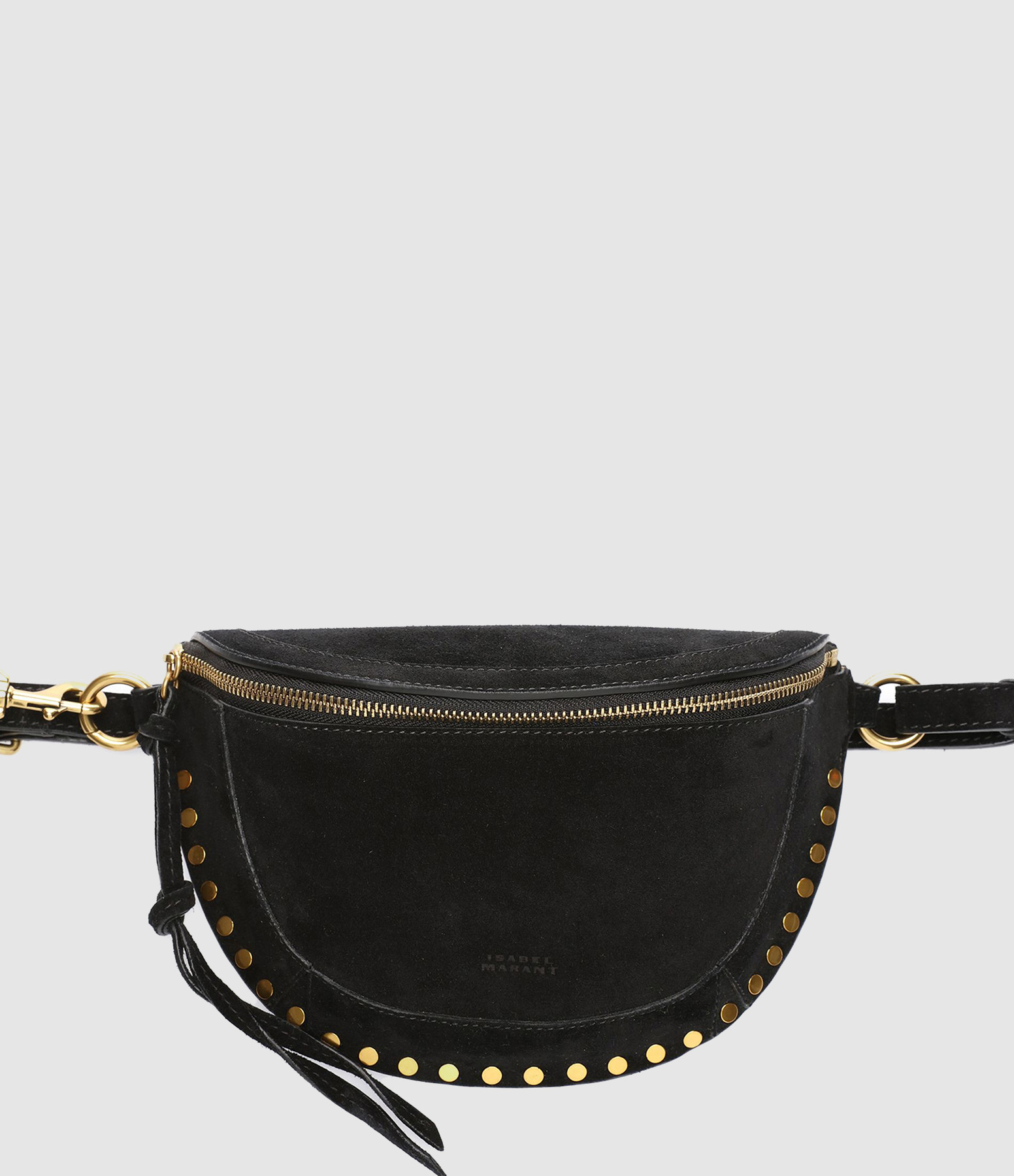 Skano Black Suede Bumbag