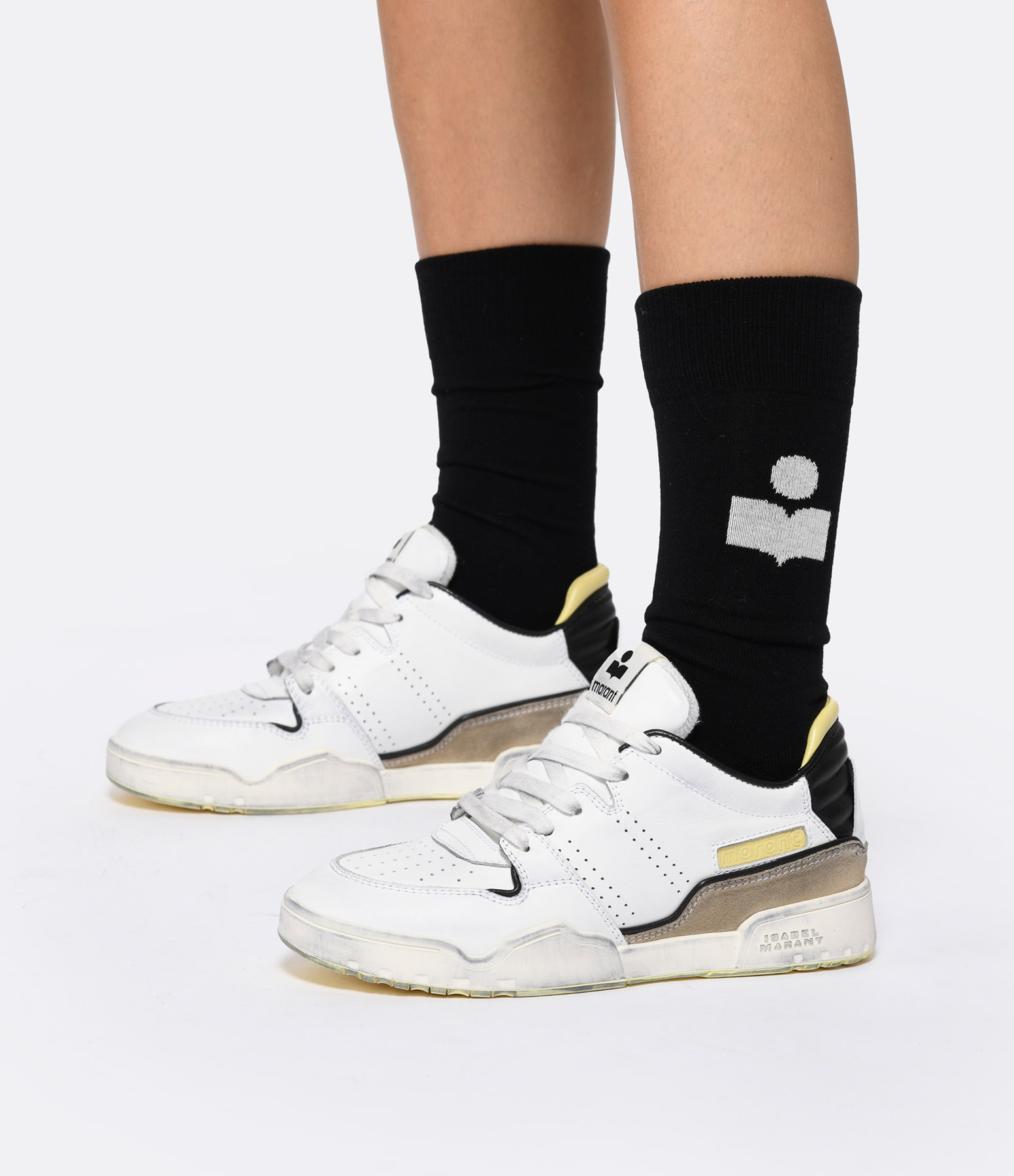 Siloki Black Cotton Socks