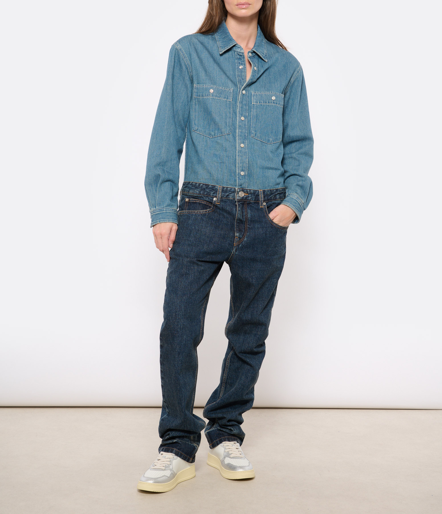 Imane Denim Blue Jumpsuit
