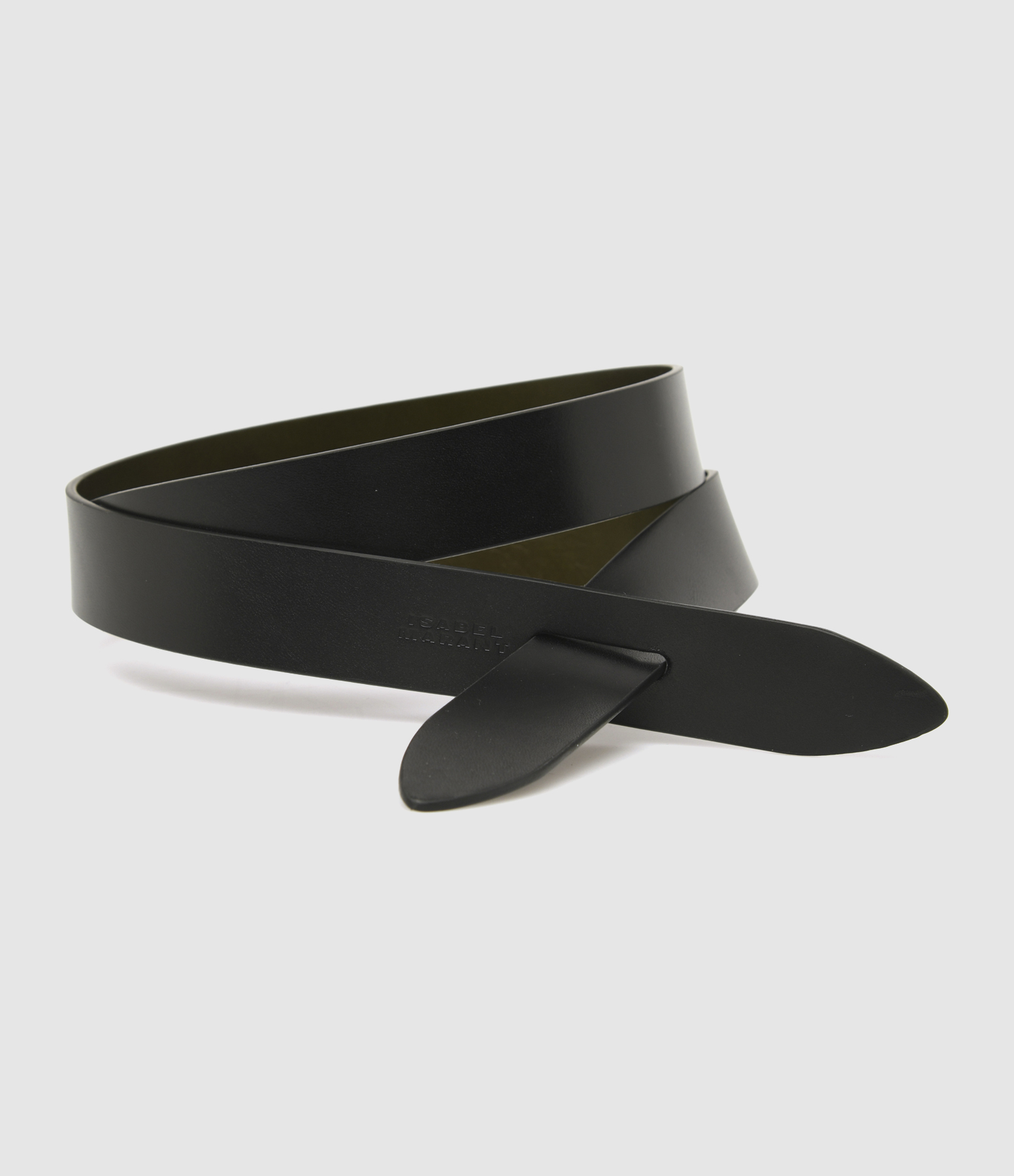 Lecce Belt – Khaki/Black