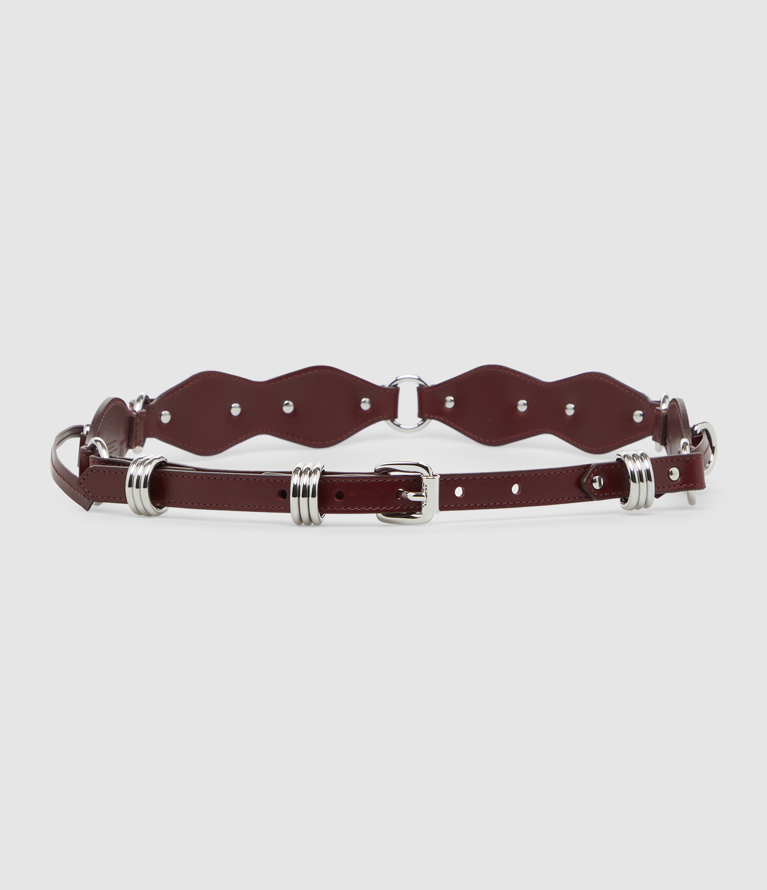 Bolton Belt in Burgundy