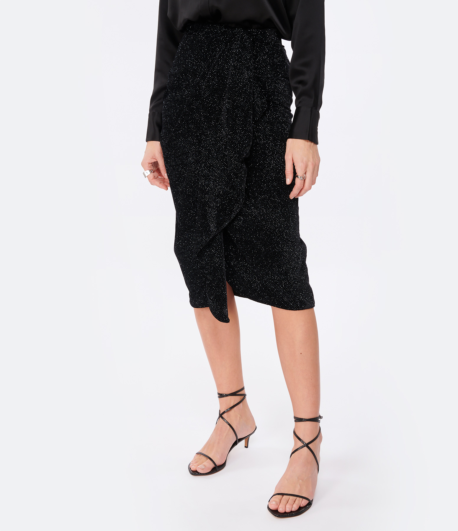 Alyssa Long Skirt – Black