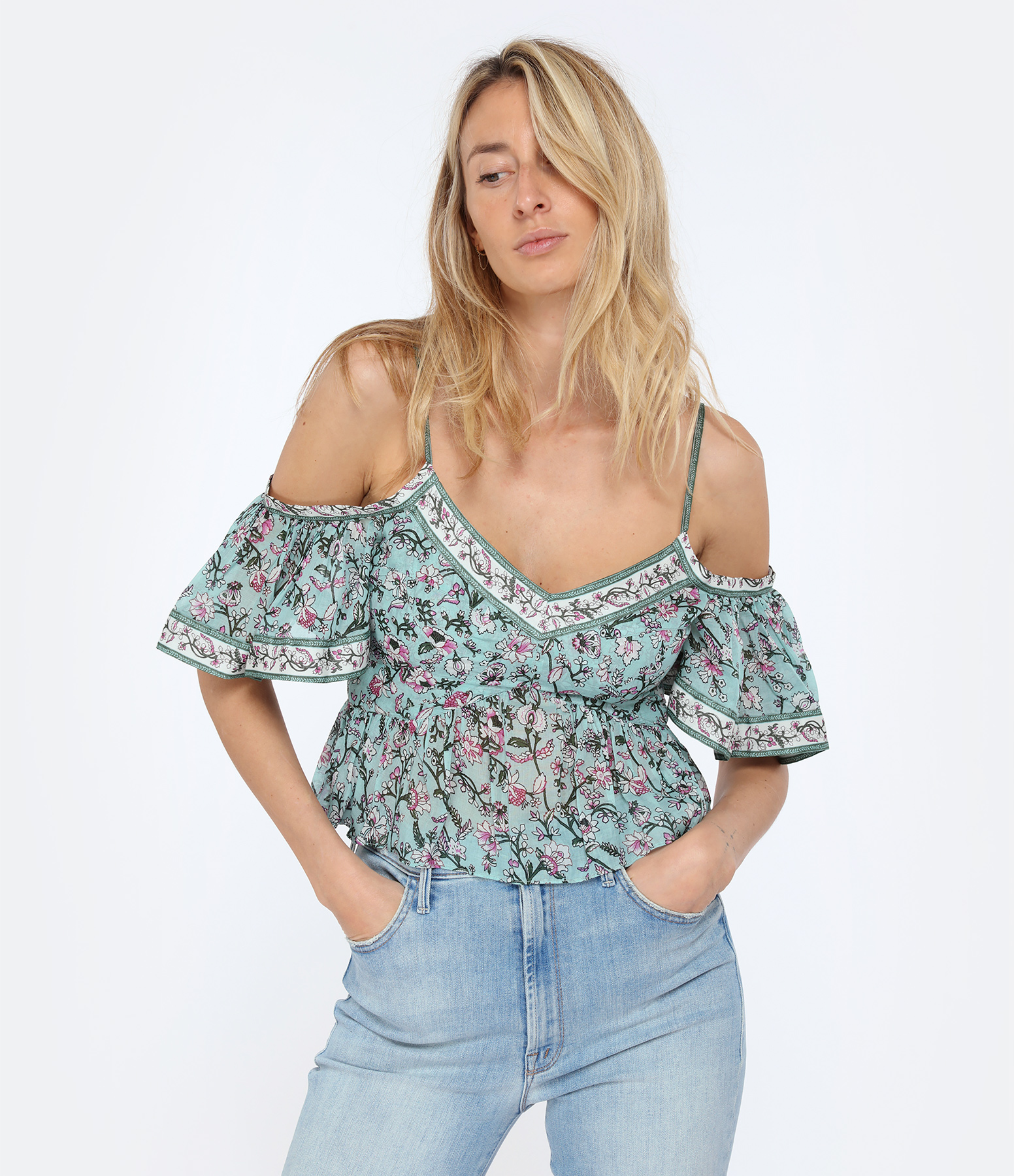 Garuva Top – Almond Cotton