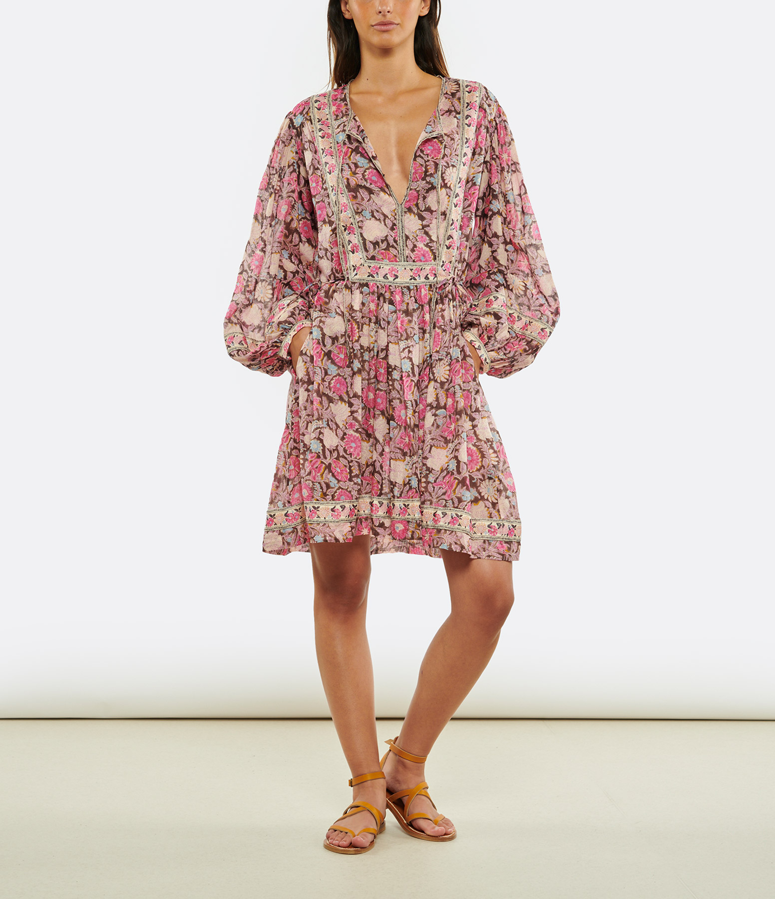 Gilinesia Multicoloured Cotton Dress